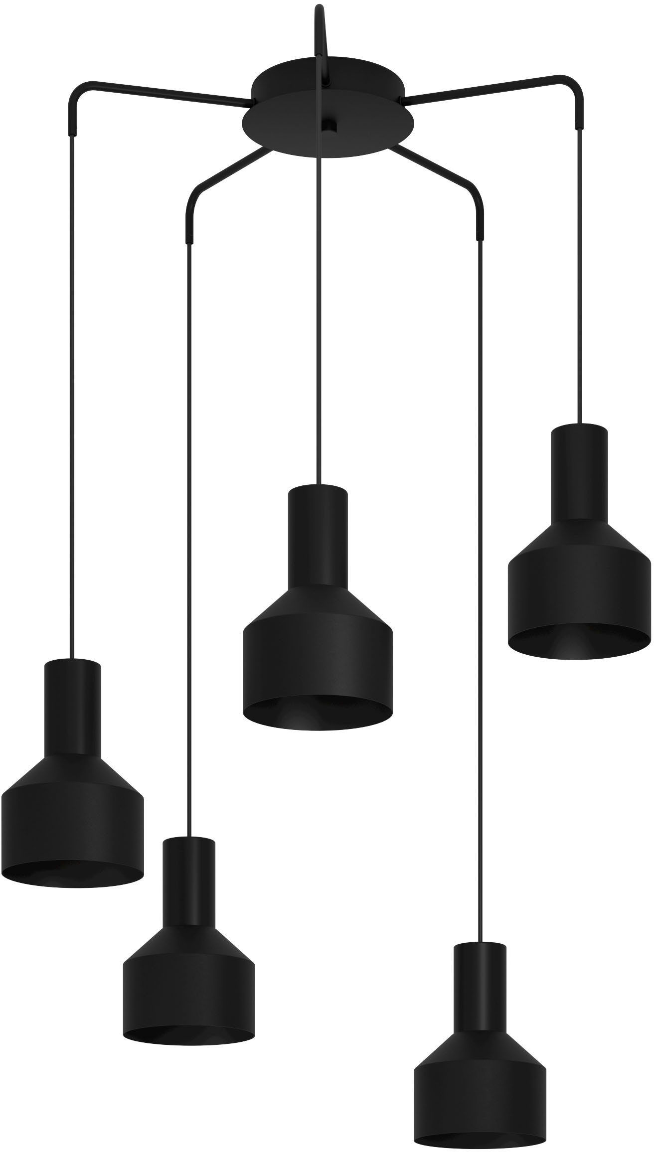 EGLO Hängeleuchte »CASIBARE«, Hängeleuchte in schwarz aus Stahl - exkl. E27  - 40W auf Rechnung kaufen | Pendelleuchten