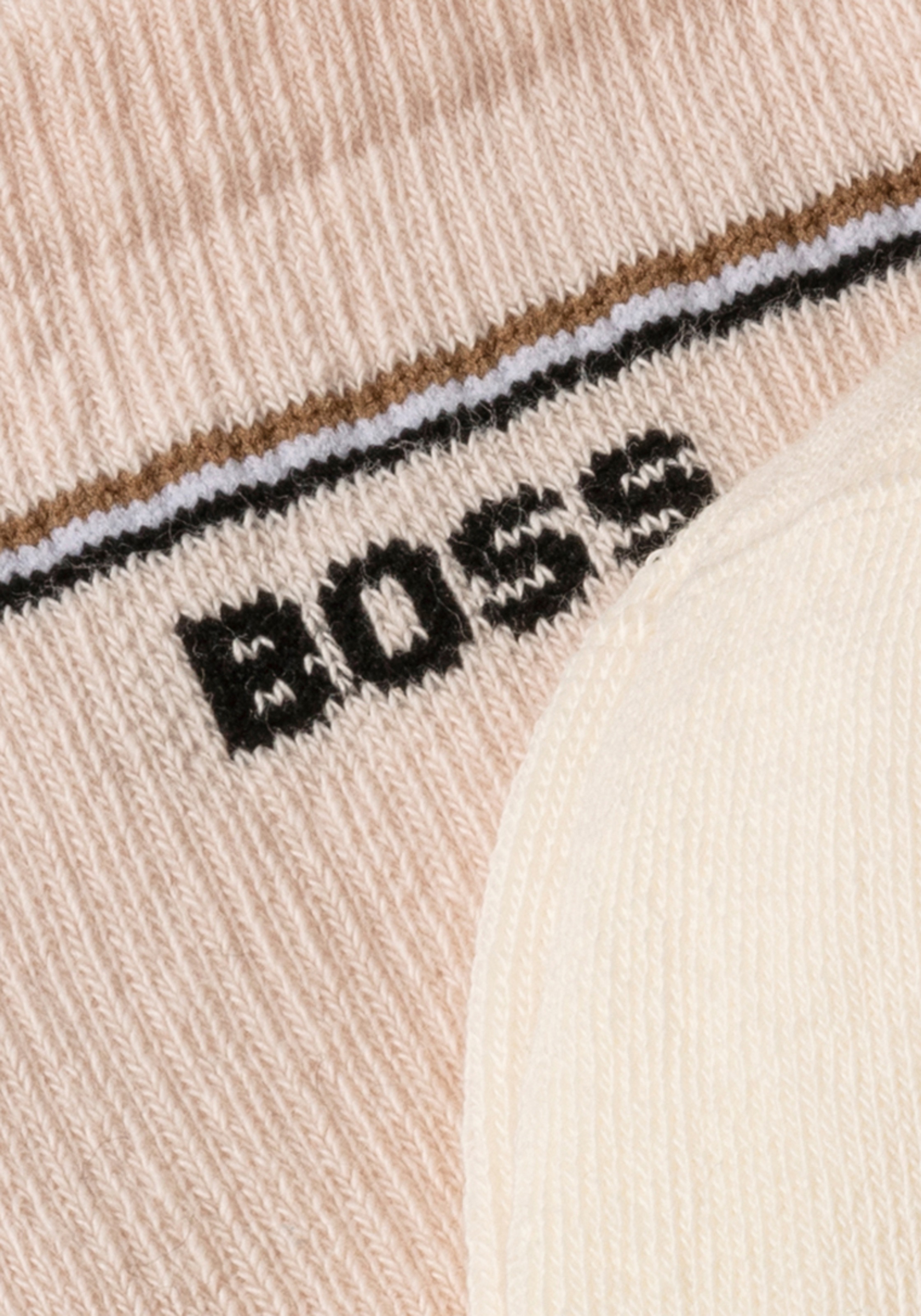 BOSS Socken »2P QS Iconic CC W«, (Packung, 2 Paar, 2er), mit BOSS-Logoschriftzug