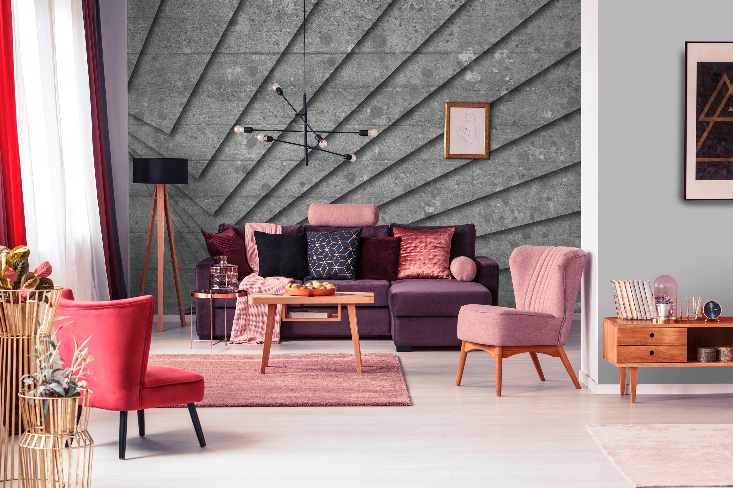 Architects Paper Fototapete »Atelier 47 Concrete Art 2« Steinoptik glatt Vl günstig online kaufen