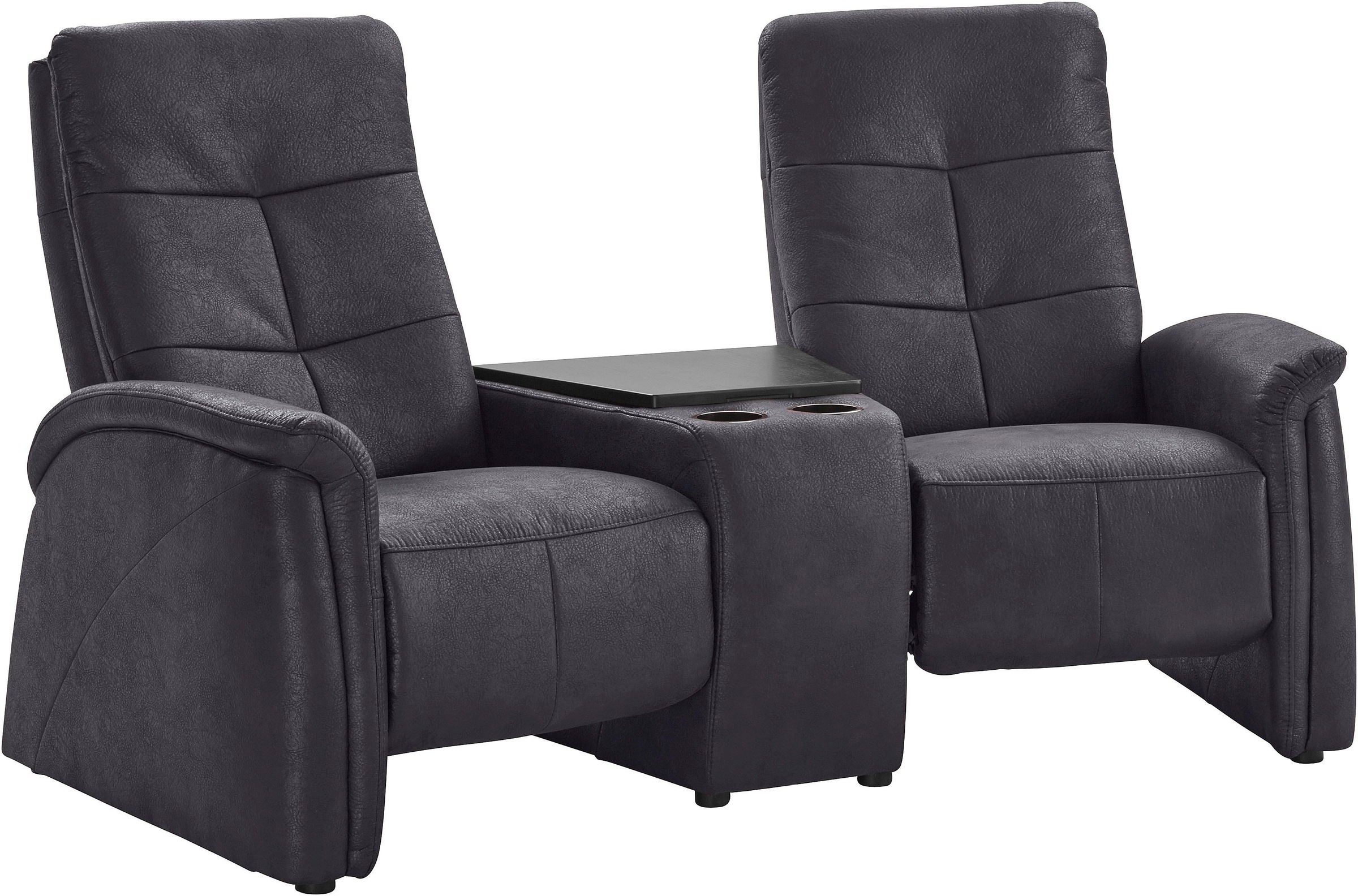 exxpo - sofa fashion 2-Sitzer »Tivoli, Kinosofa mit Relaxfunktion, mit Ablagetisch und Stauraum«, bequem und komfortabel