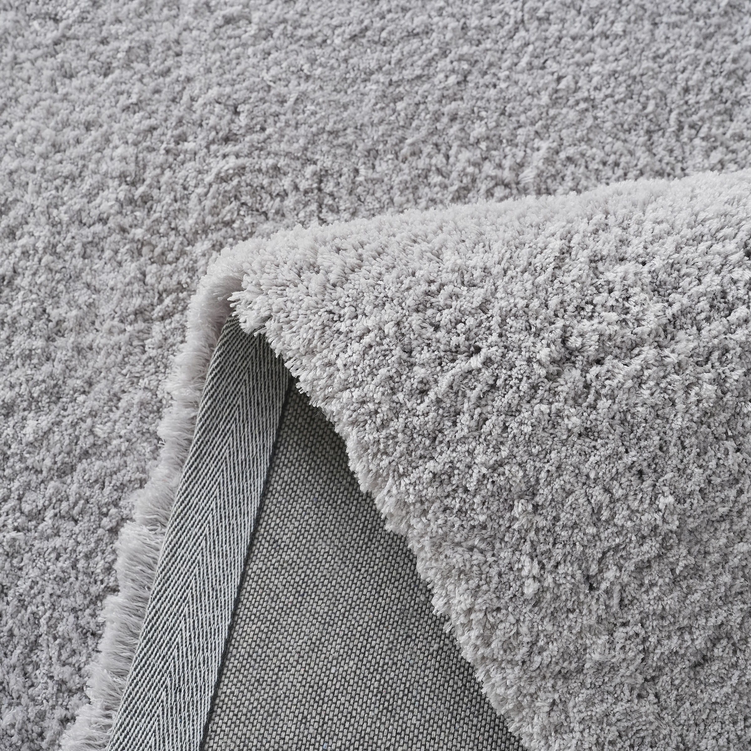my home Hochflor-Teppich »Microfaser Teppich Magong, besonders weich, sehr feiner Flor«, rechteckig, 25 mm Höhe, uni, Wohnzimmer, Schlafzimmer, Kinderzimmer, auch rund und als Läufer