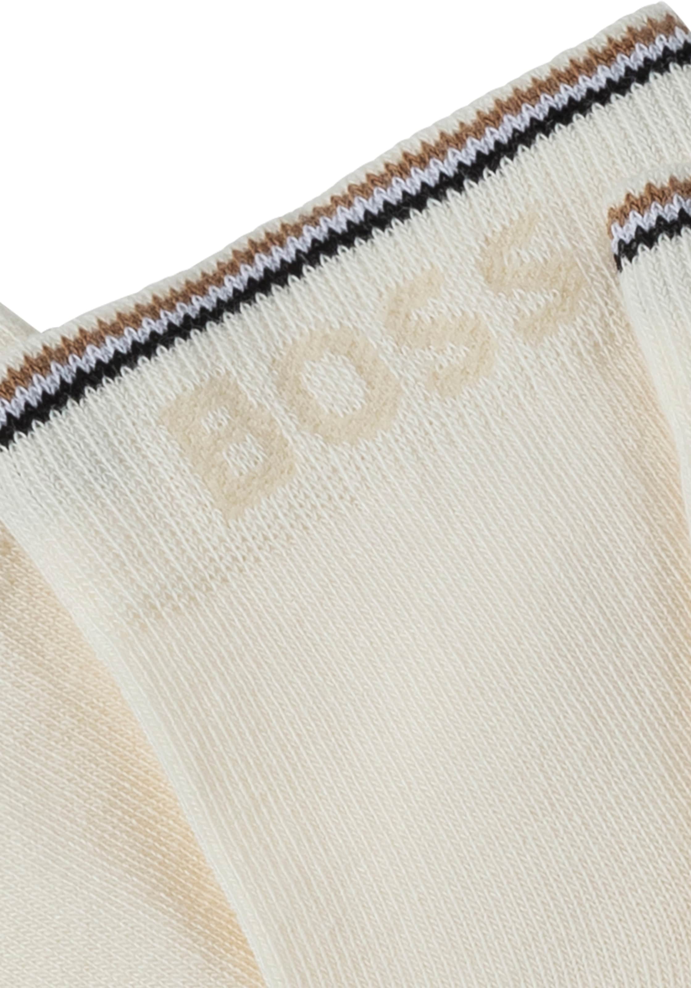 BOSS Socken »2P SH Logo CC W«, (Packung, 2 Paar, 2er Pack), mit Kontraststreifen