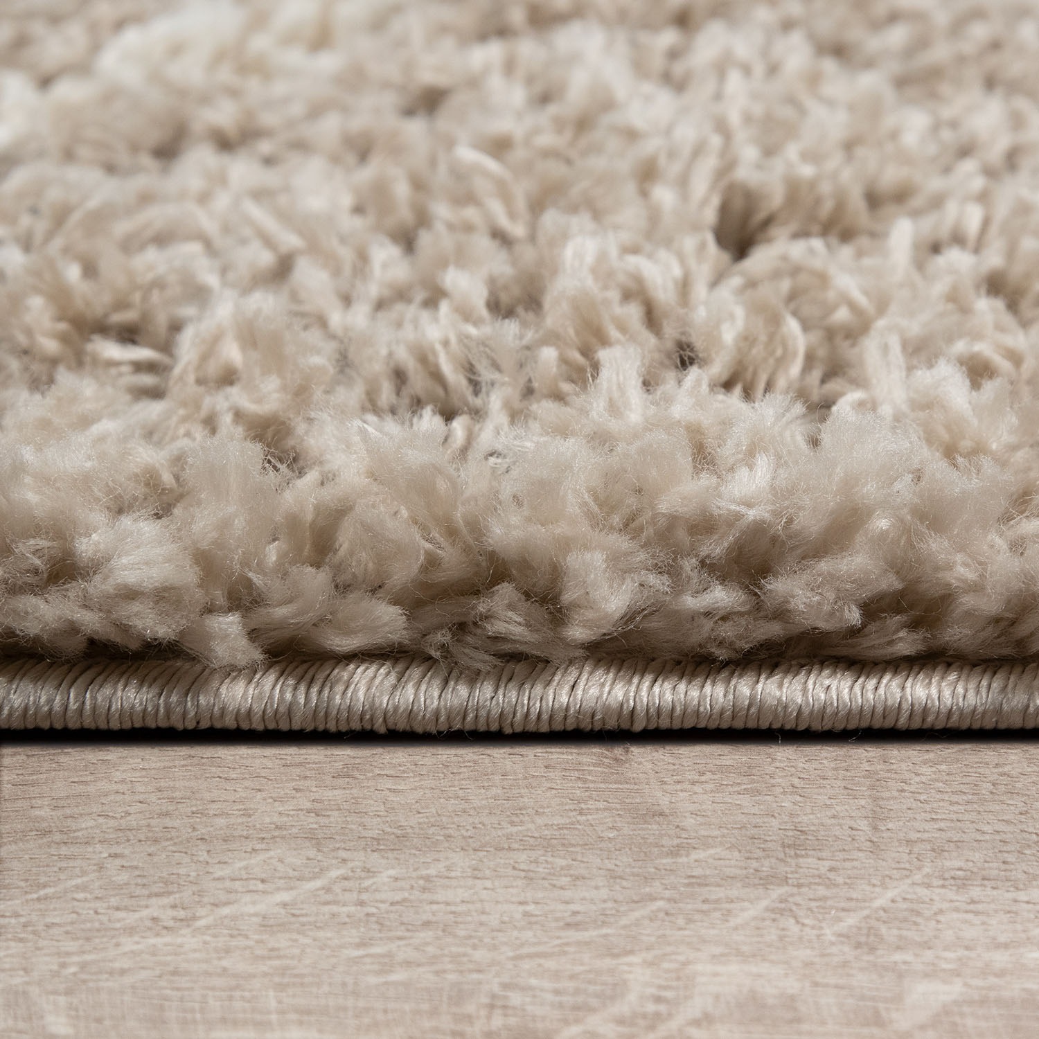 Paco Home Hochflor-Teppich »Kalmar 441«, rund, 40 mm Höhe, Scandi Design, Rauten Muster, weich & kuschelig