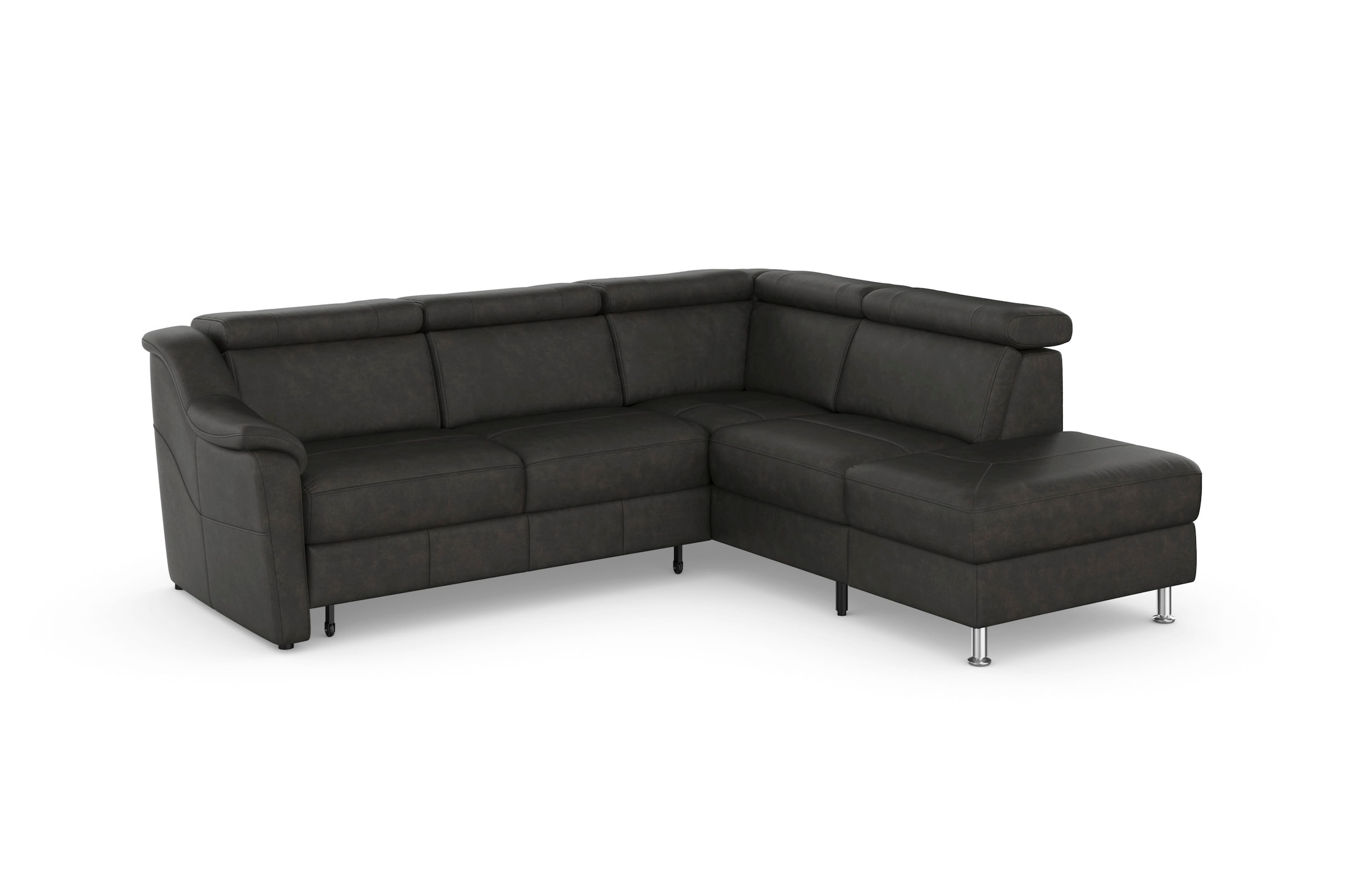 sit&more Ecksofa »Freetown L-Form«, inklusive Kopfteilverstellung und komfortablem Federkern
