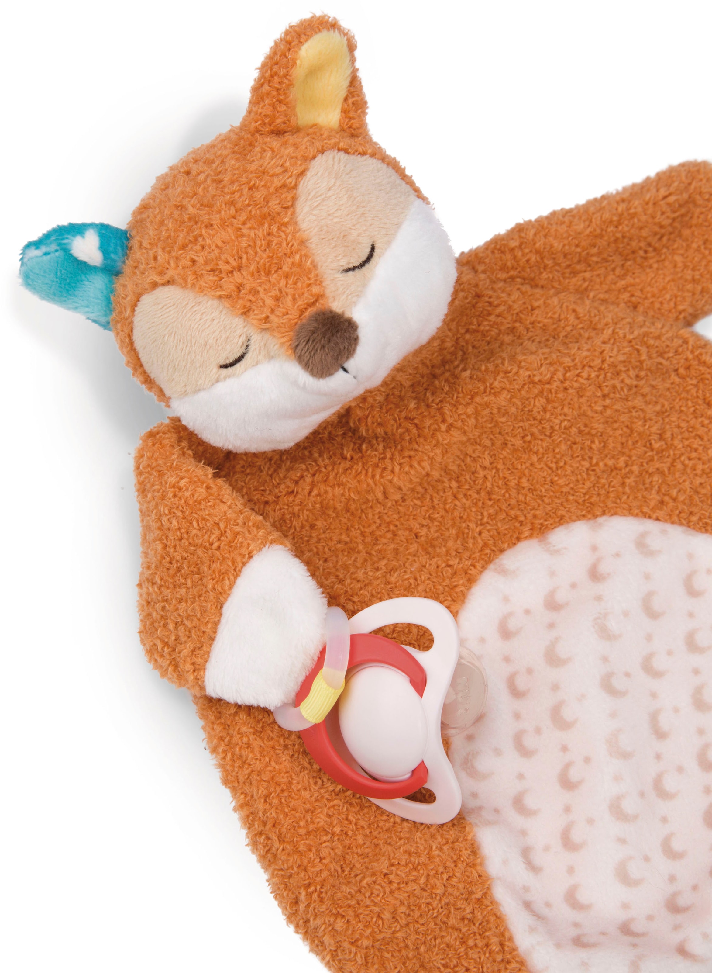 Nici Schmusetuch »My First NICI, Fuchs Finni schlafend«, mit aufgestickten Augen