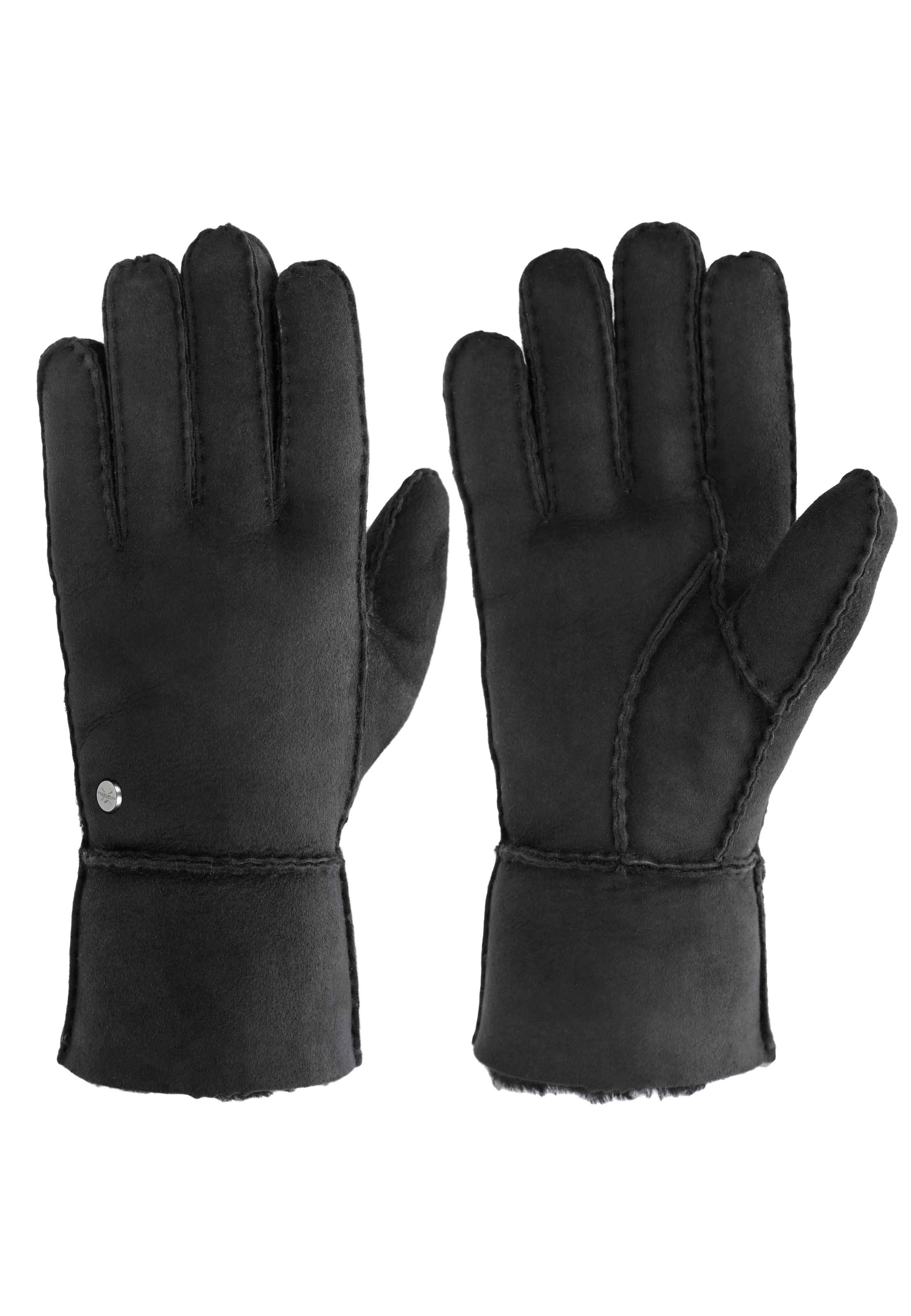 PEARLWOOD Lederhandschuhe »LANA« 1 Paar, Warm gefüttert, Temperaturregulierend Black