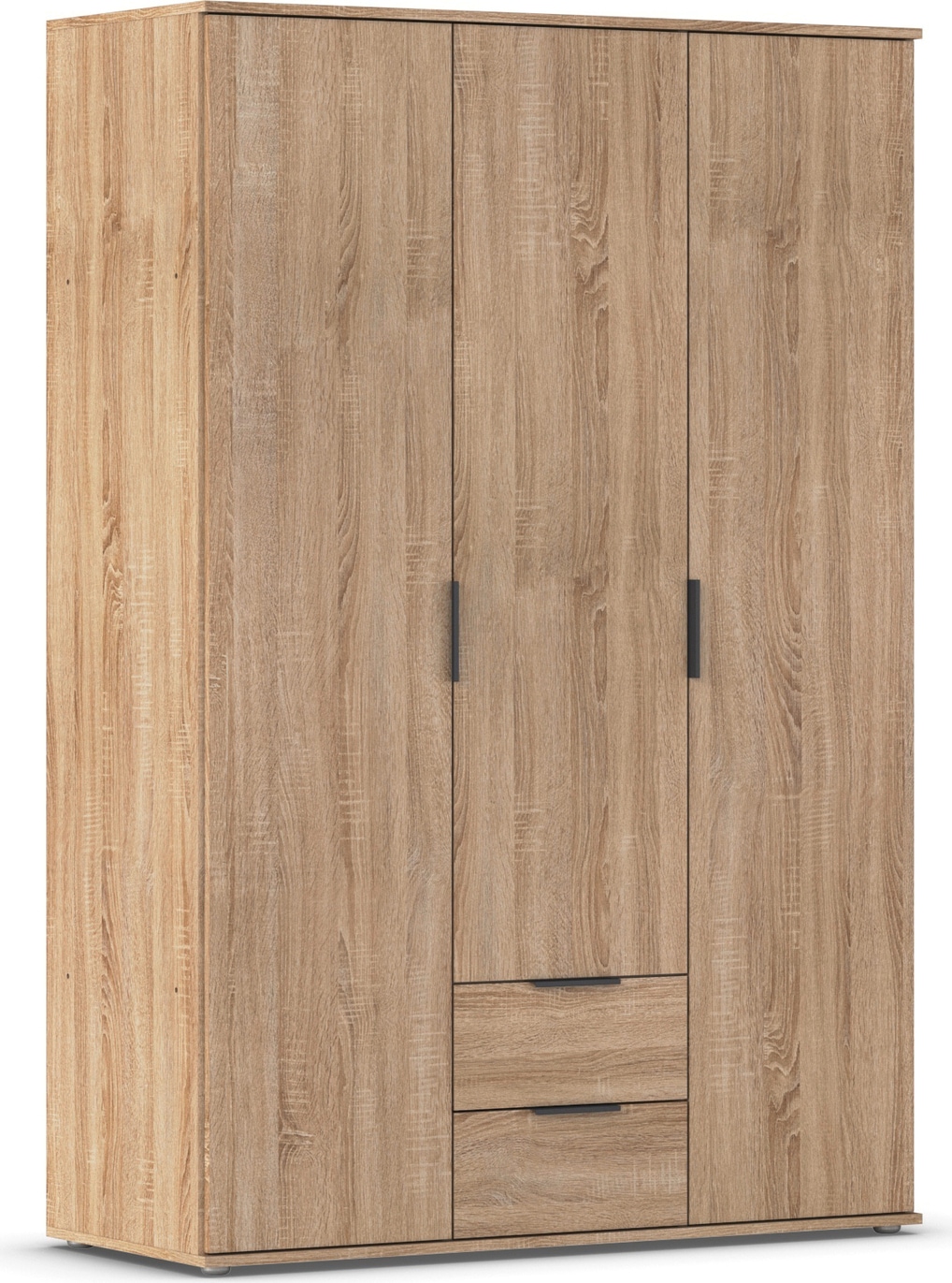 rauch Drehtürenschrank »Kleiderschrank Schrank Garderobe Wäscheschrank ESSEA in 2 Breiten«, mit 2 Schubladen, in schlichtem Design, moderne Griffe MADE IN GERMANY
