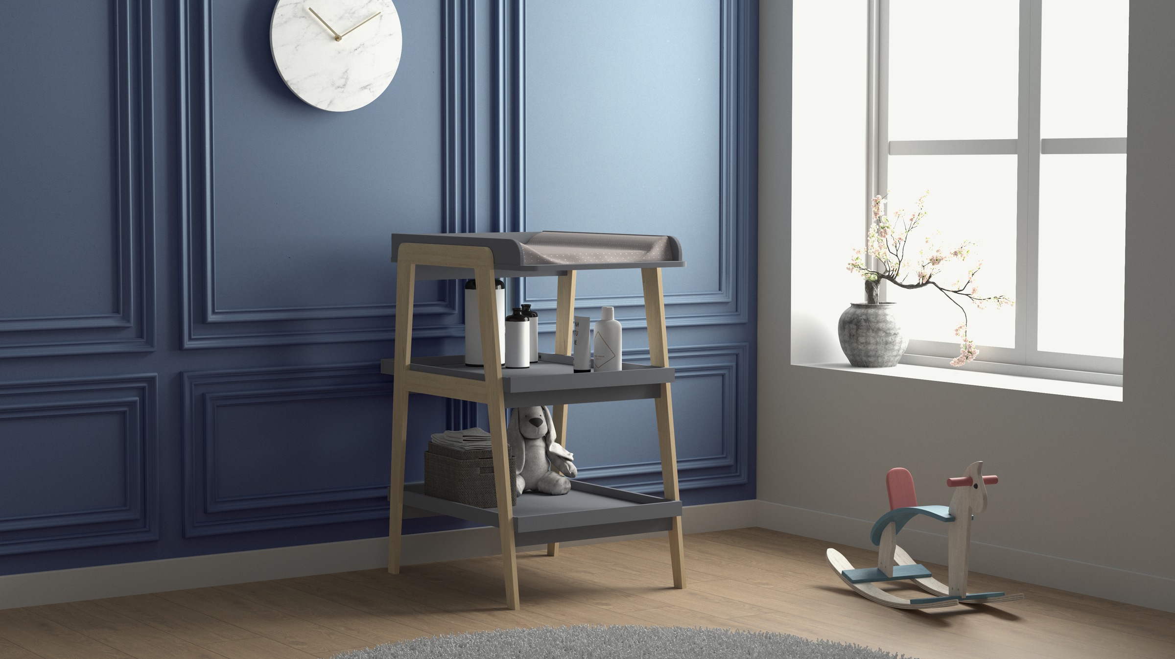 Demeyere GROUP Wickelkommode »Tsuga«, Wickelkommode PRAKTISCHE DESIGN, 58 cm