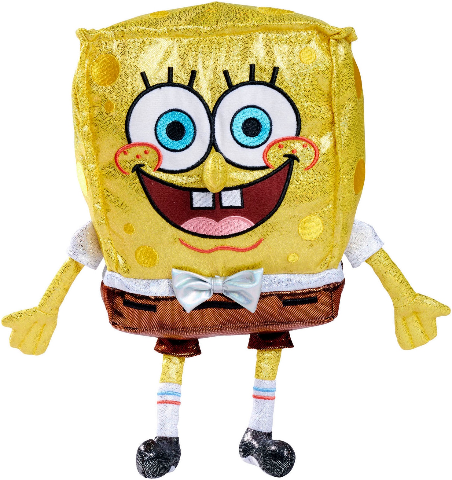 SIMBA Plüschfigur »Spongebob Jubiläumsplüsch, 30 cm«, mit glitzernder Fliege