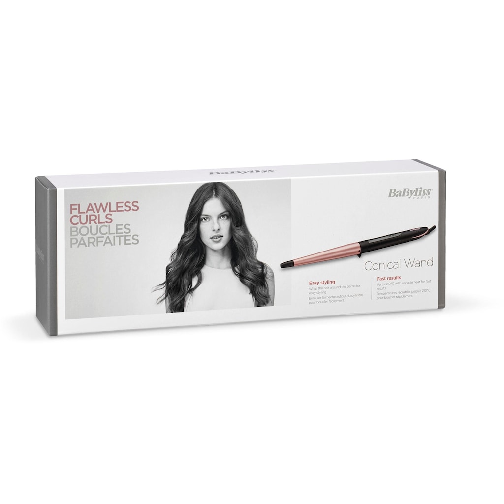 BaByliss Lockenstab »C454E Conical Wand«, Keramik-Beschichtung