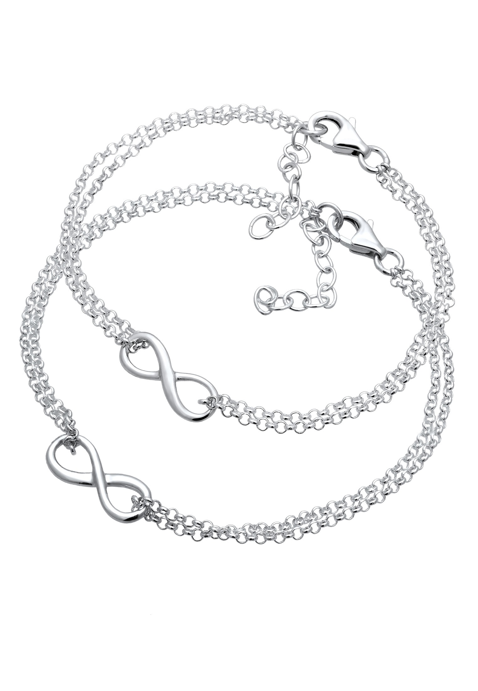 Elli Schmuckset »Set Armband Mutter & Tochter Unendlichkeit 925 Sterling Silber«