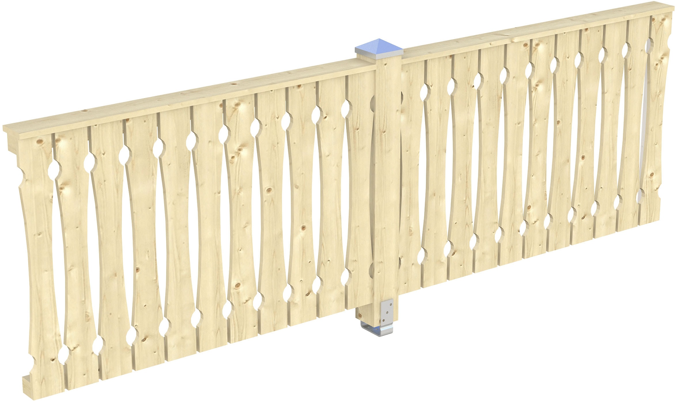 Skanholz Brüstungsgeländer »Balkonschalung« für die Seite