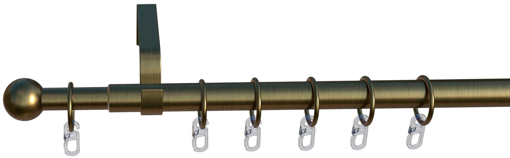 indeko Gardinenstange »Formentor« Ø 20 mm 1 läufig-läufig ausziehbar stufen günstig online kaufen