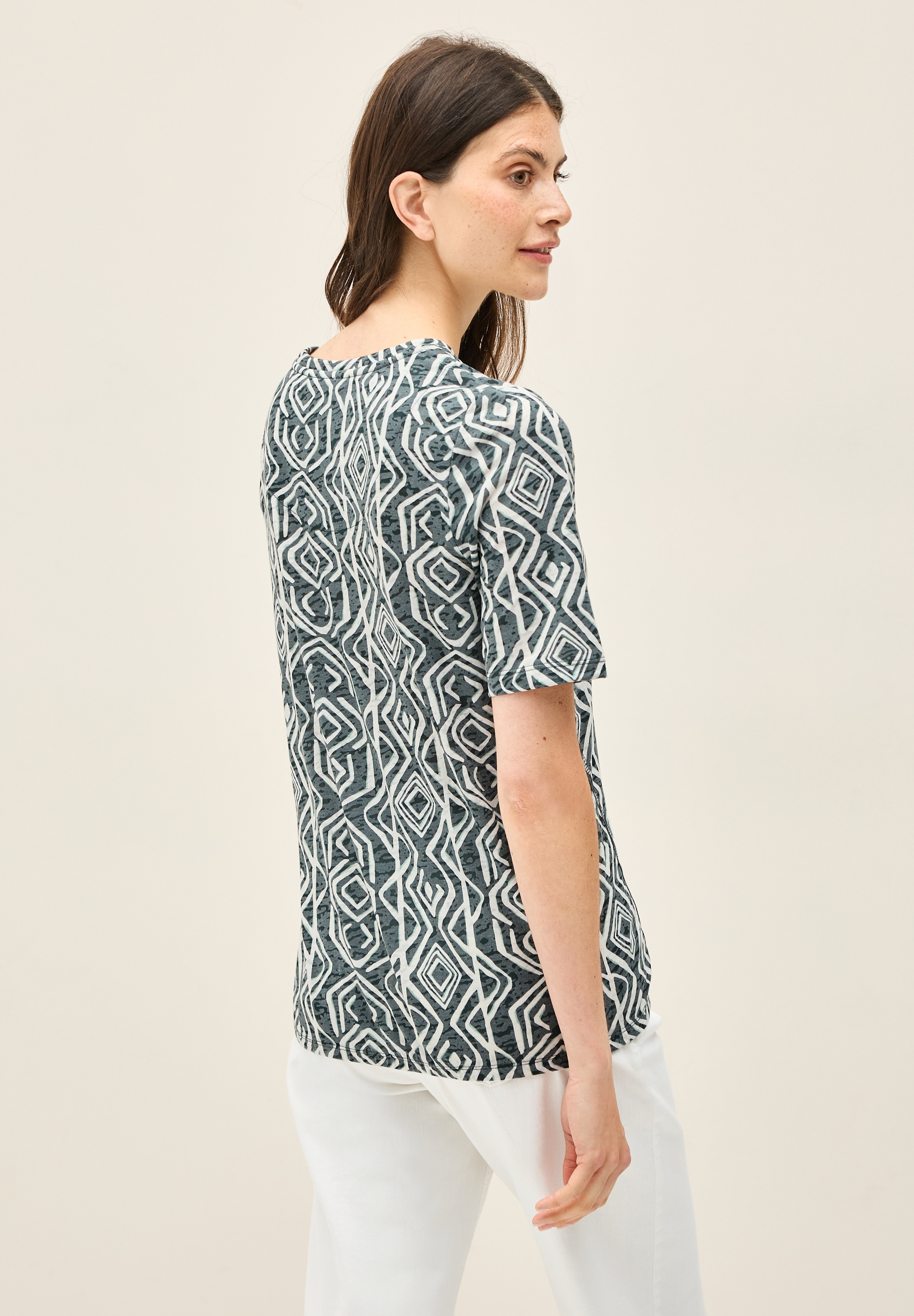 Cecil T-Shirt, in Ausbrenner-Optik