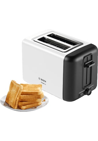 BOSCH Toaster »TAT3P421DE DesignLine«, 2 kurze Schlitze, für 2 Scheiben, 970 W kaufen