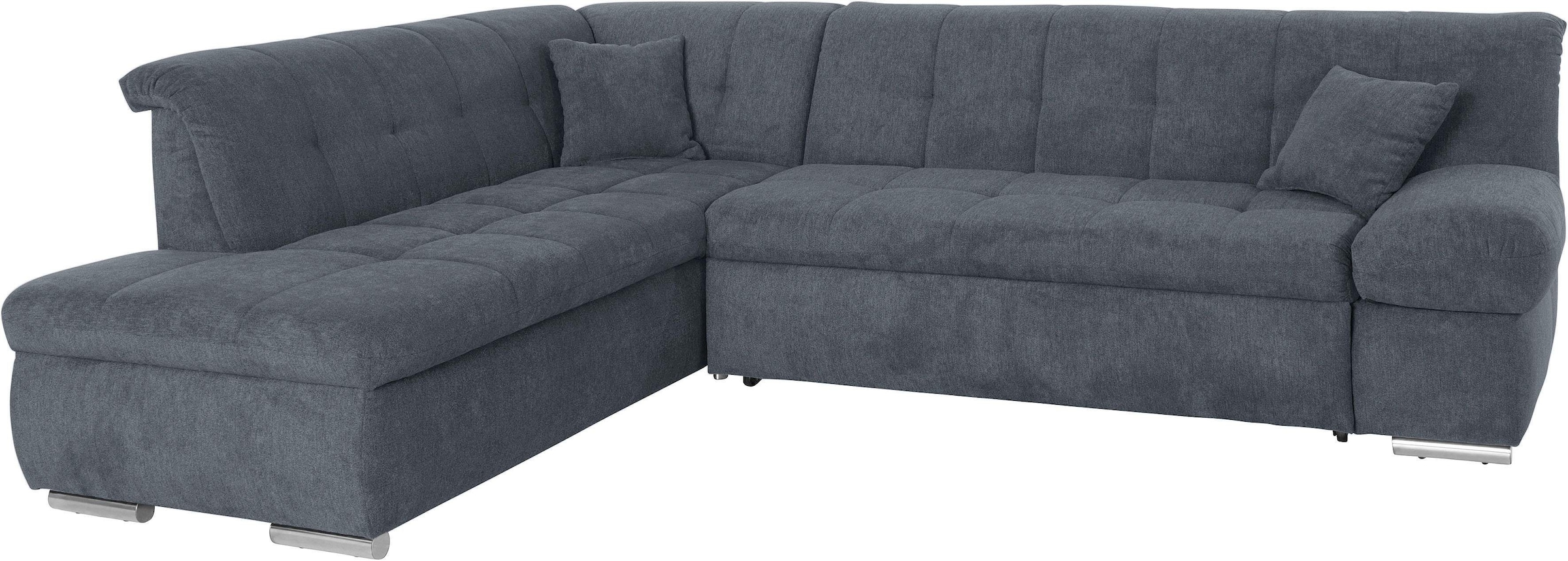 DOMO collection Ecksofa »Mona L-Form«, wahlweise mit Bett- und Armlehnfunkt günstig online kaufen