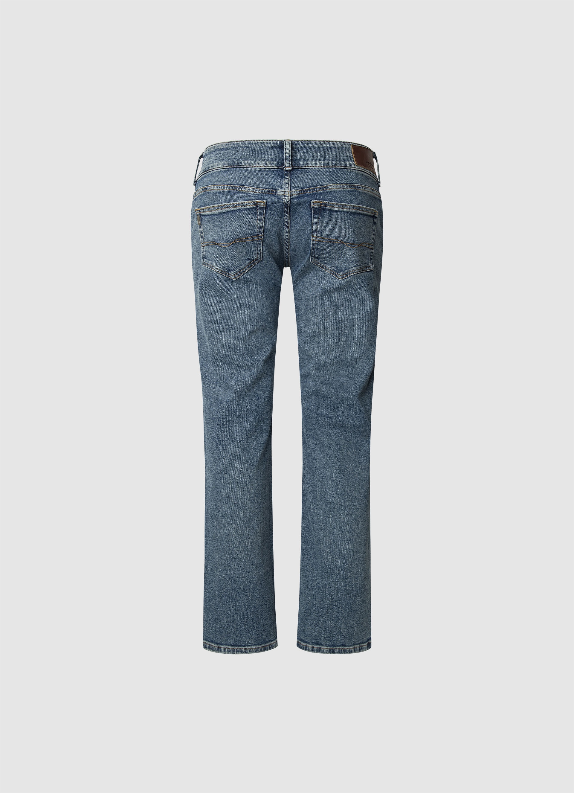 Pepe Jeans Gerade Jeans »STRAIGHT JEANS LW«, mit doppeltem Knopfverschluss