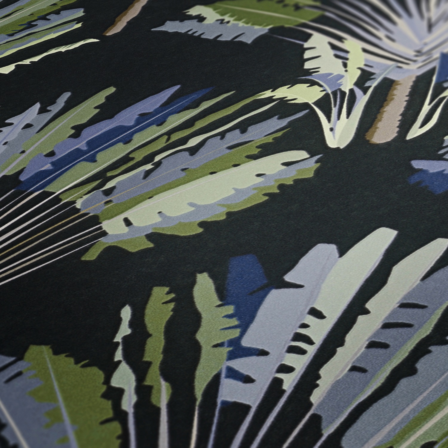 Architects Paper Vliestapete »Jungle Chic«, floral-botanisch-tropisch, Palmentapete Tapete Dschungel Federn Tapeten Wohnzimmer Schlafzimmer