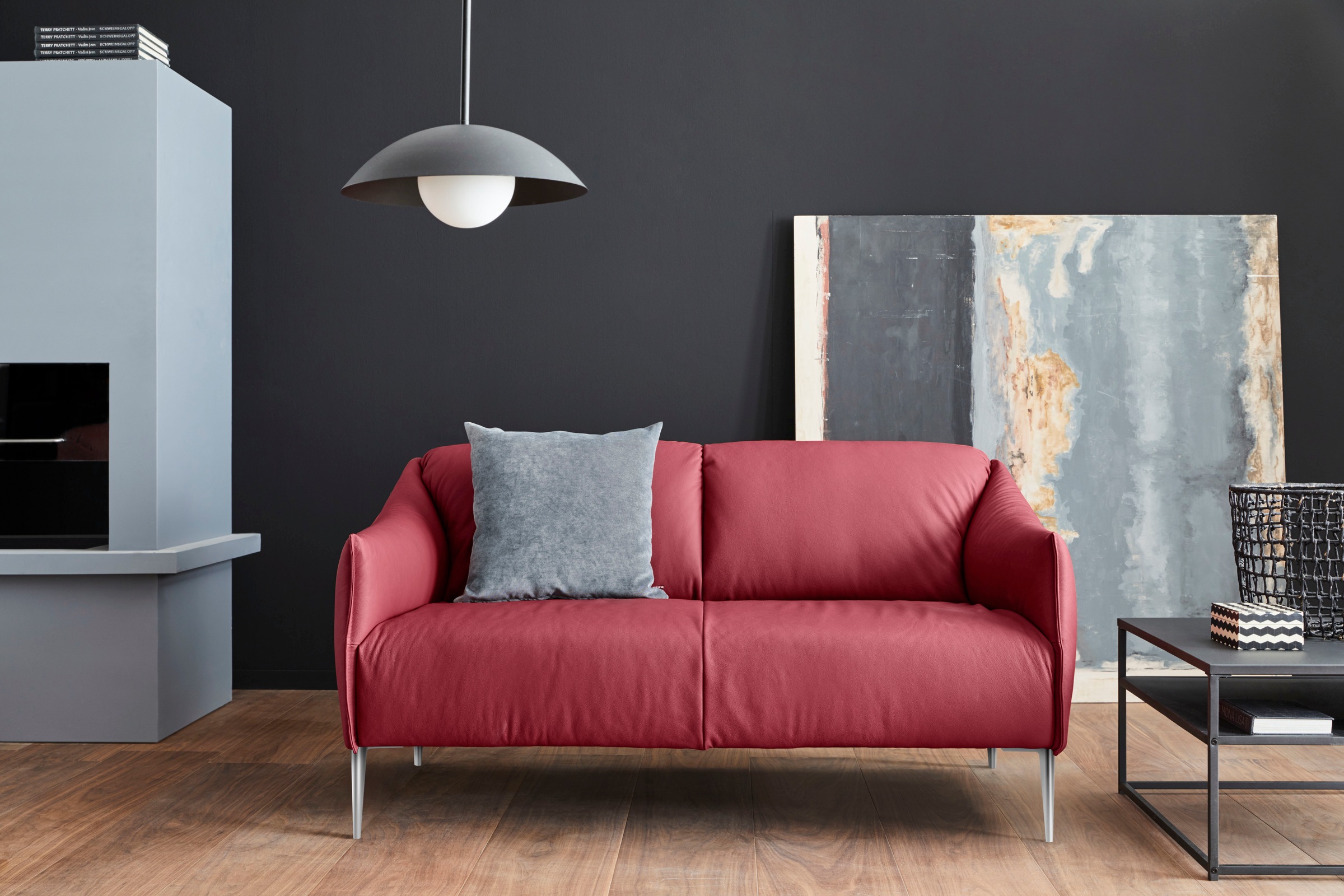 W.SCHILLIG 2-Sitzer »sally«, mit Metallfüßen in Chrom glänzend, Breite 154 cm