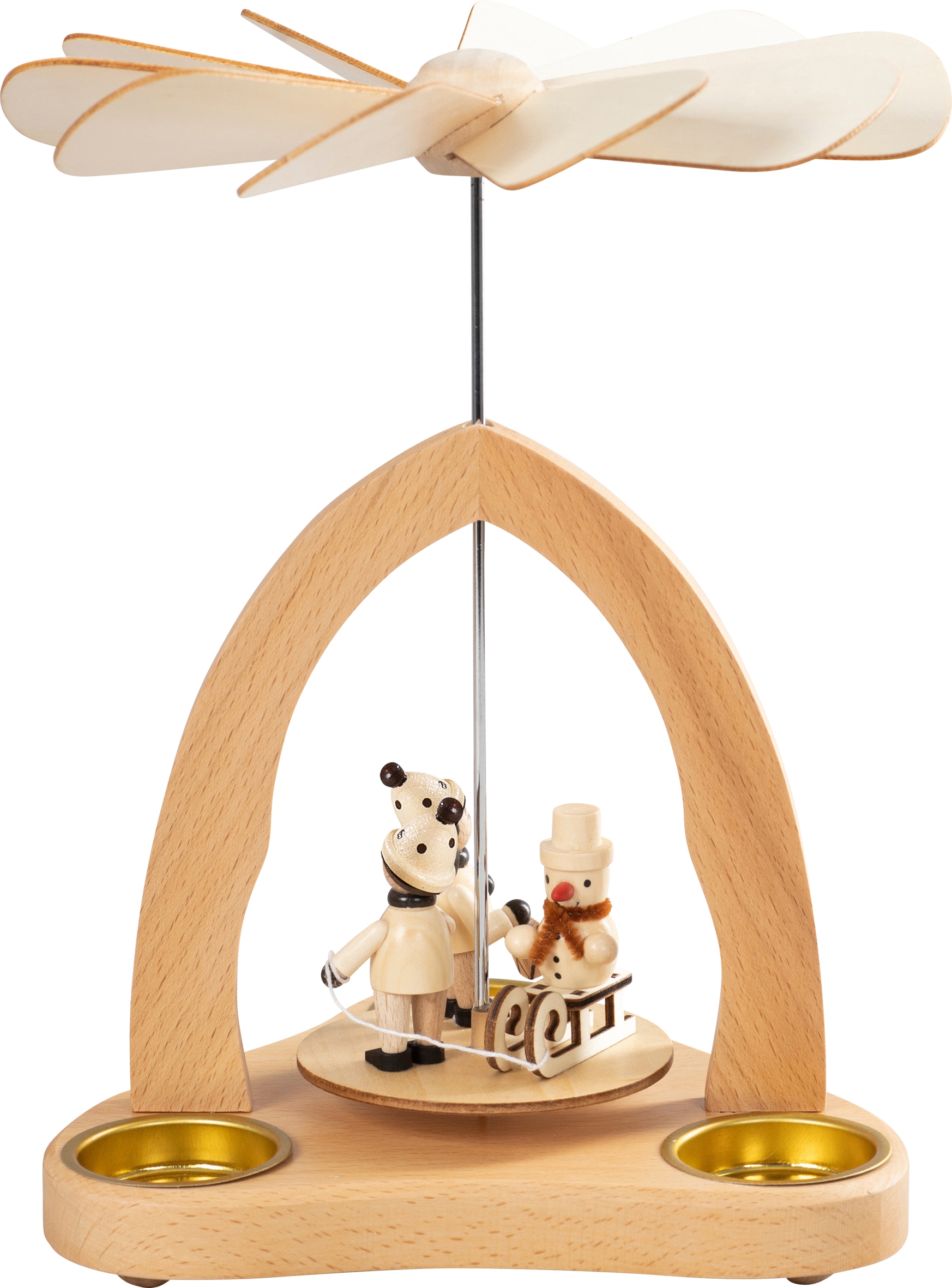 SAICO Original Weihnachtspyramide »Tischpyramide, Winterkinder« natur, für günstig online kaufen