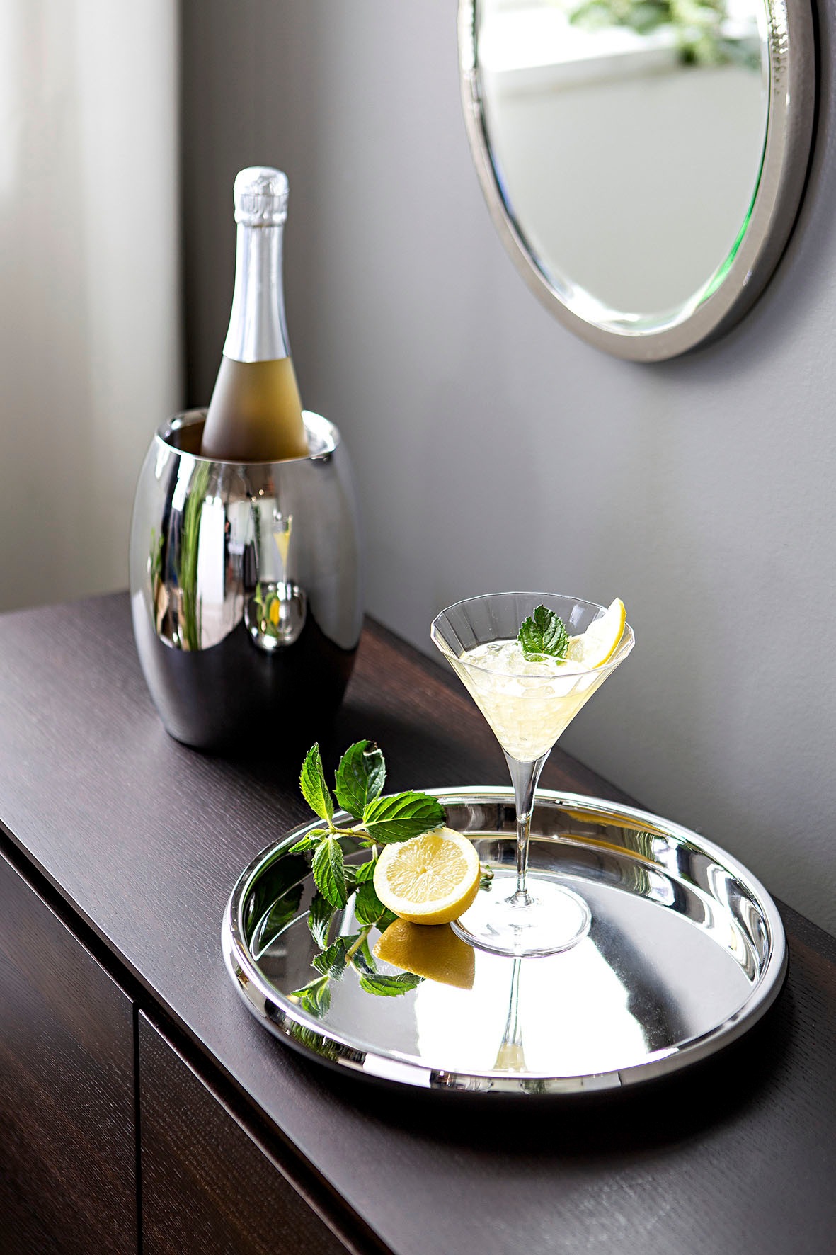 Fink Tablett »APOLLO« hochglänzend, Ø 33 cm