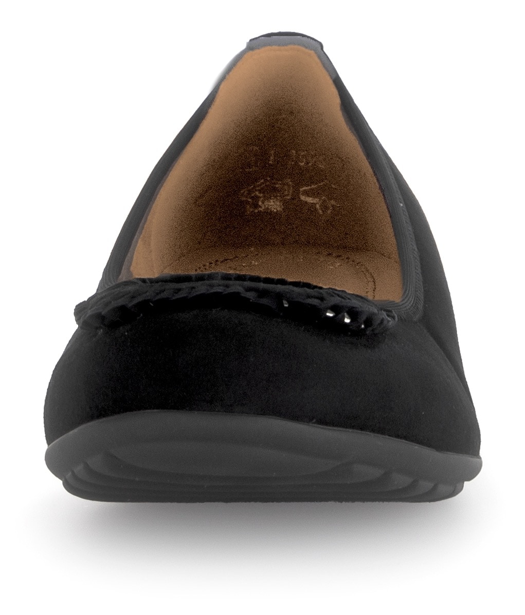Gabor Ballerina »FLORENZ«, Bequemschuh, Businesschuh, Elastikeinfass, Komfortweite G (=weit)