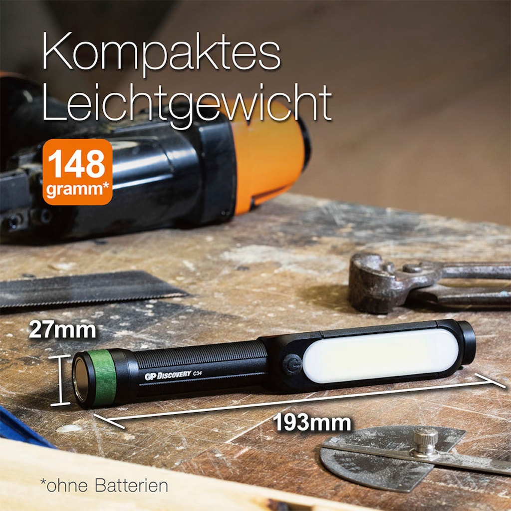 GP Batteries Taschenlampe »Discovery C34«