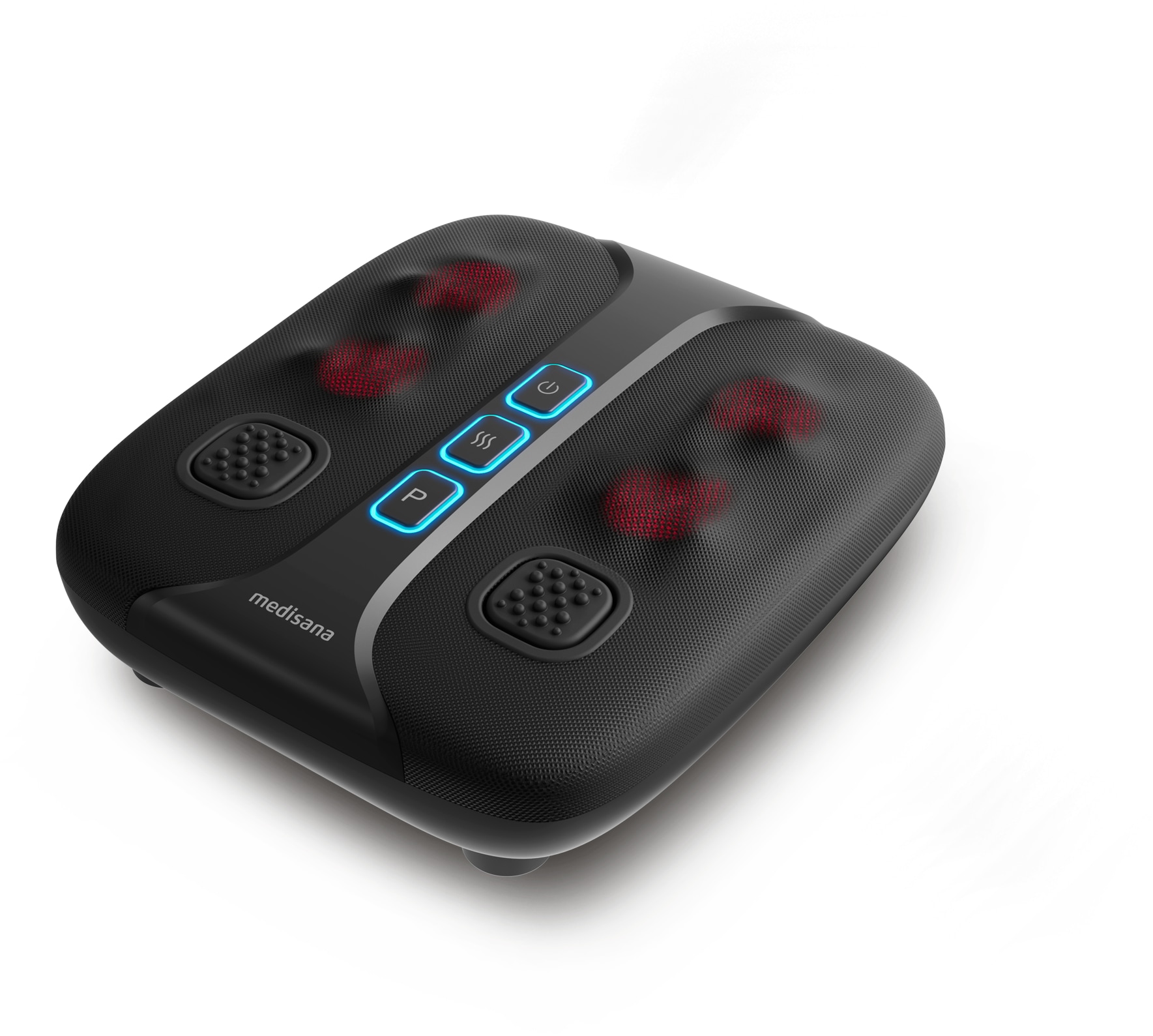MEDISANA Fußmassagegerät »LM 100« 2 Massageprogramme, 2 Intensitäten, Shiatsu- oder Schüttelmassage grau Große Tasten zur Bedienung auch mit den...