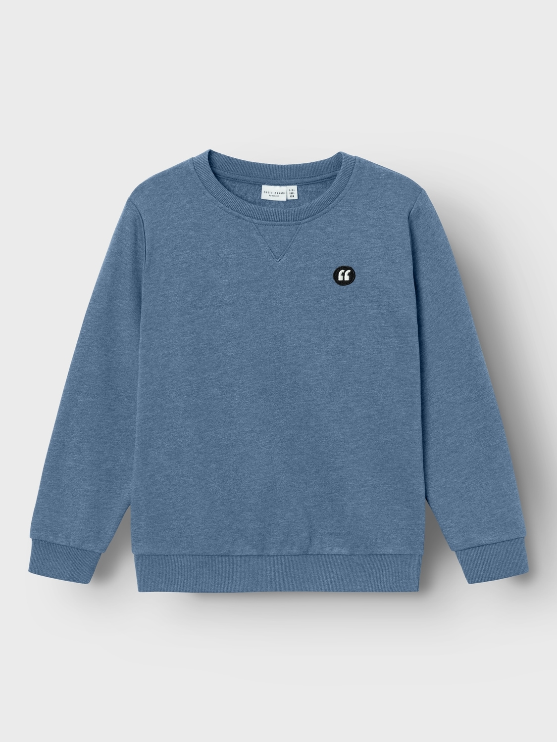 Name It Sweatshirt »NKMVIMO für Jungen mit Bündchen und klassischer Form«, unifarben, casual, regular fit, Baumwollmischung, Rundhals