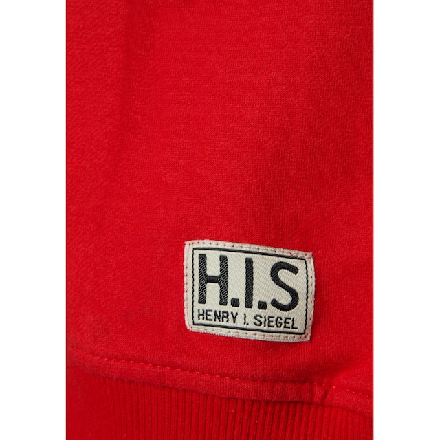 H.I.S Sweatshirt, mit gestreiftem Tape, Loungewear, Loungeanzug im  Online-Shop kaufen