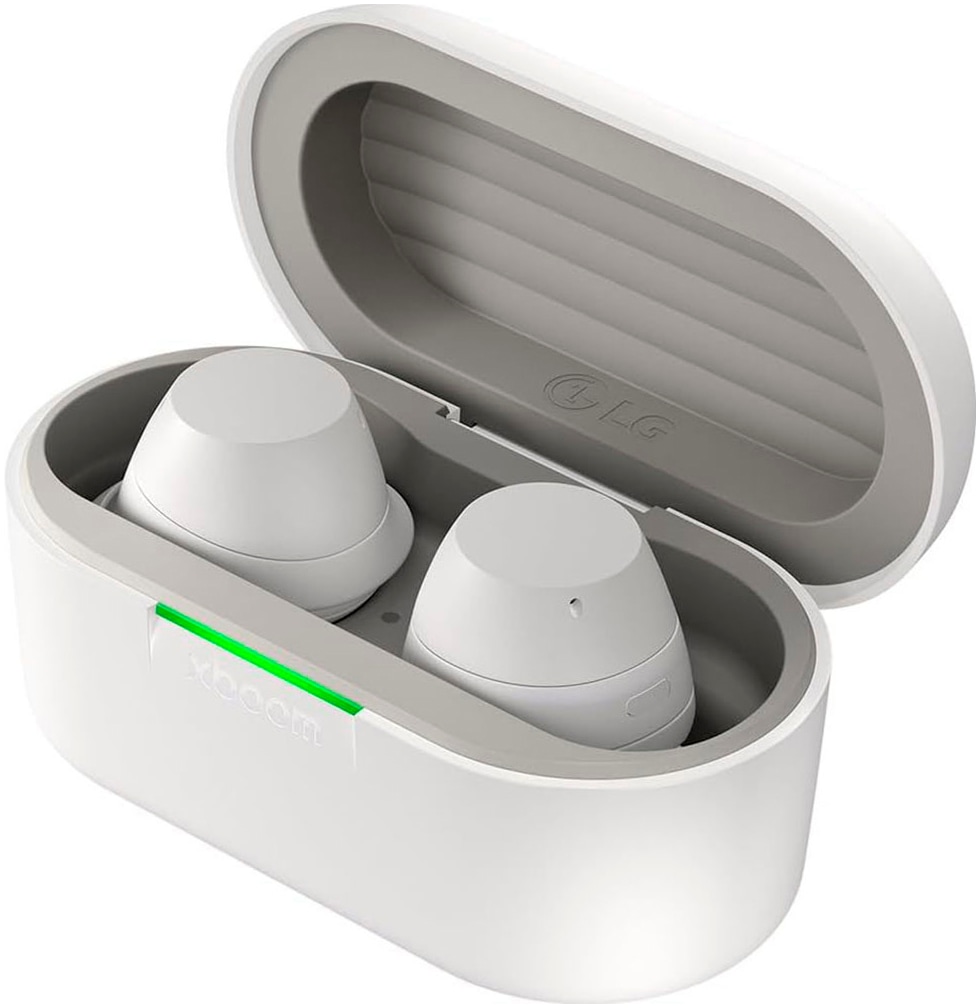 LG Kopfhörer »xboom Buds«, Bluetooth, Active Noise Cancelling (ANC), In-Ear-Kopfhörer mit ANC, Signature Sound und Graphen Treiber