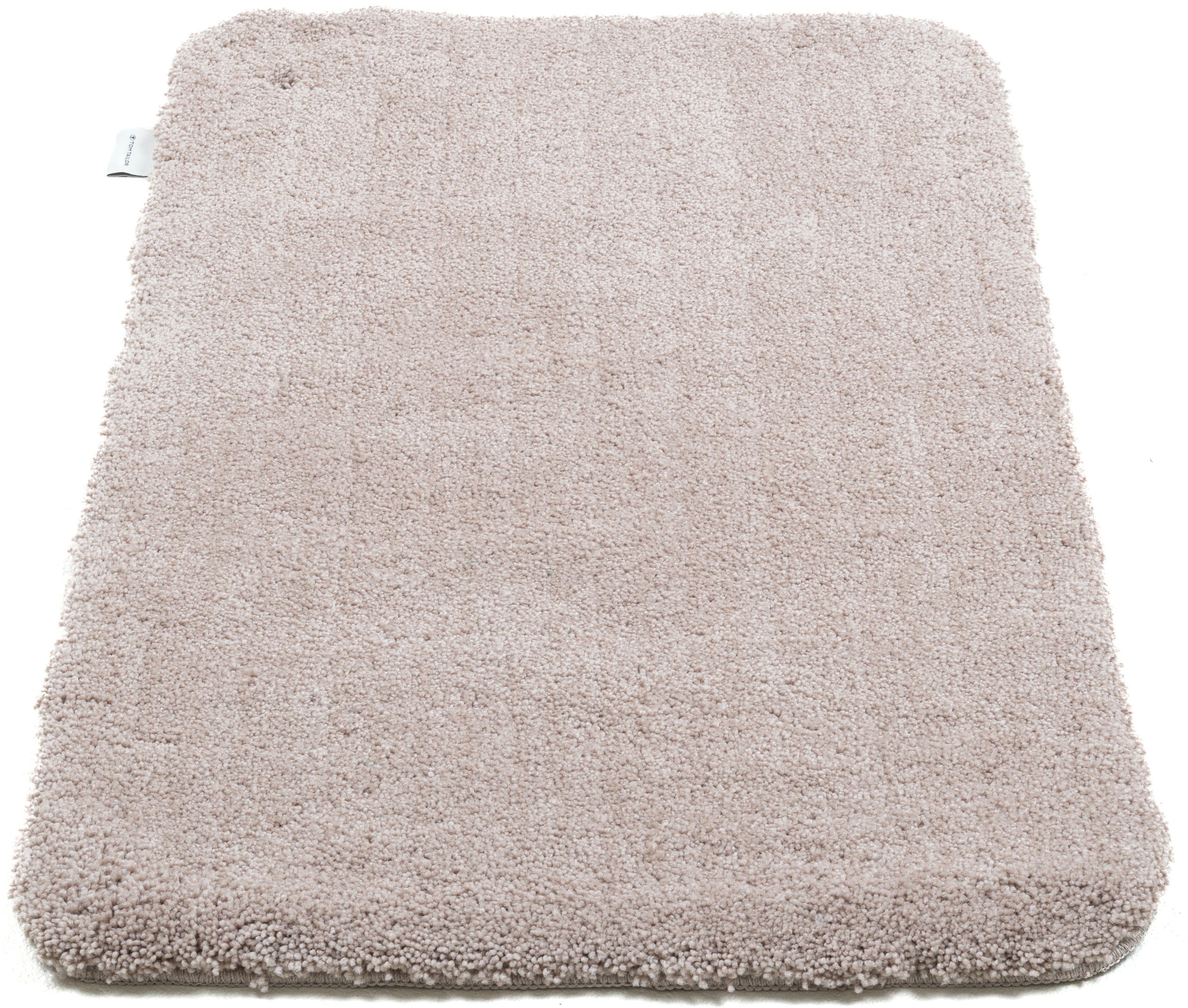TOM TAILOR HOME Badematte »Cozy Bath UNI«, rutschhemmend beschichtet, fußbodenheizungsgeeignet, Badteppich, Uni Farben, rechteckig, rund und oval erhältlich