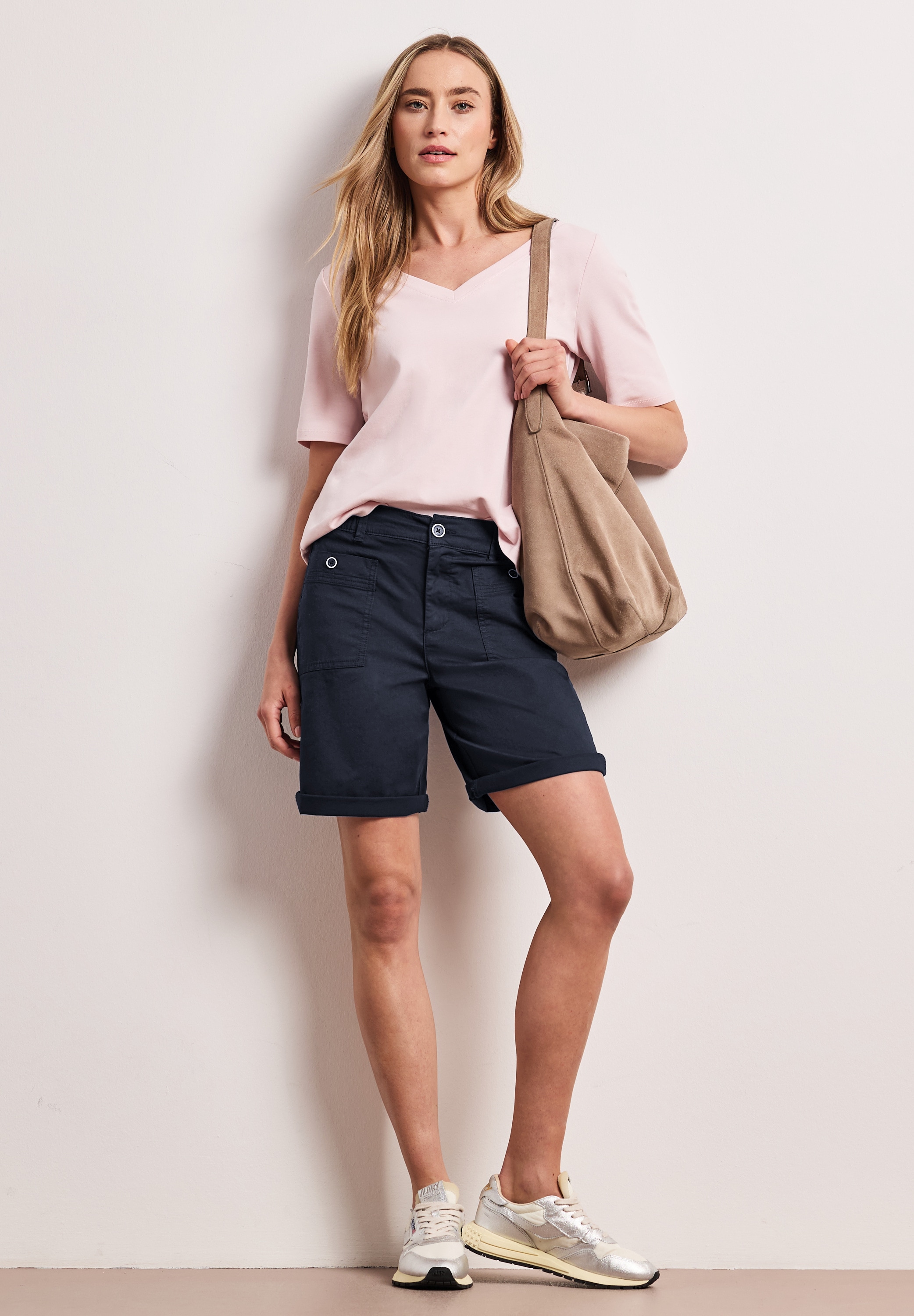 STREET ONE Bermudas »Style Yulius«  Sommershorts mit Turn-Up