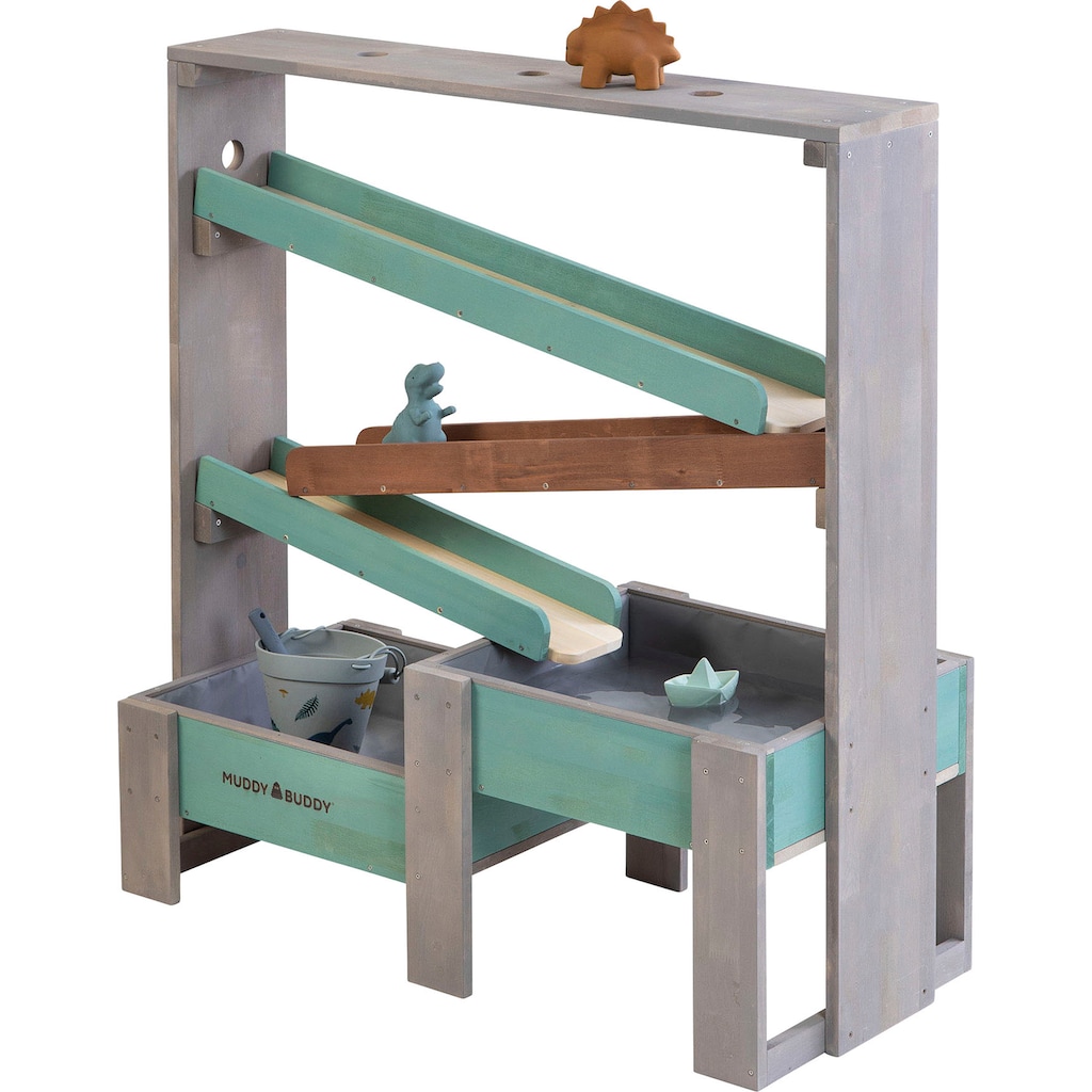 MUDDY BUDDY® Wasserbahn »Aqua Tower«, (stabile Wasserbahn aus massivem Zypressenholz gefertigt)