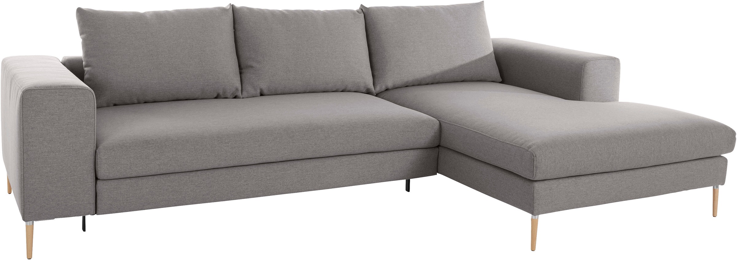 OTTO products Polsterecke »Finnja, softer, legerer Sitzkomfort, bequem, zeitloses Design, L-Form«