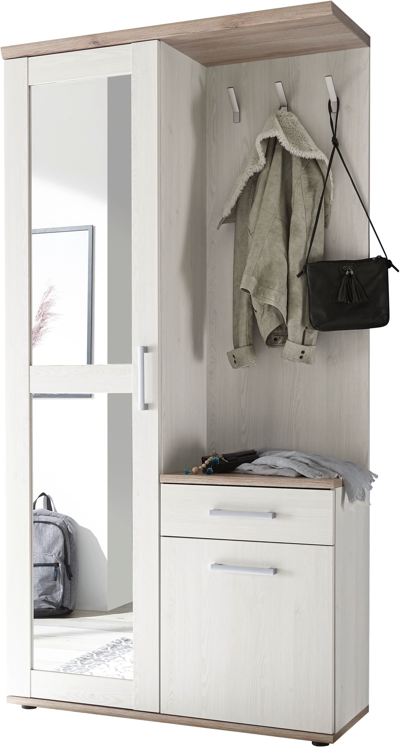 HBZ Kompaktgarderobe »Romance im Landhausstil, BxHxT 50x71x38 cm«, (1 St.), günstig online kaufen