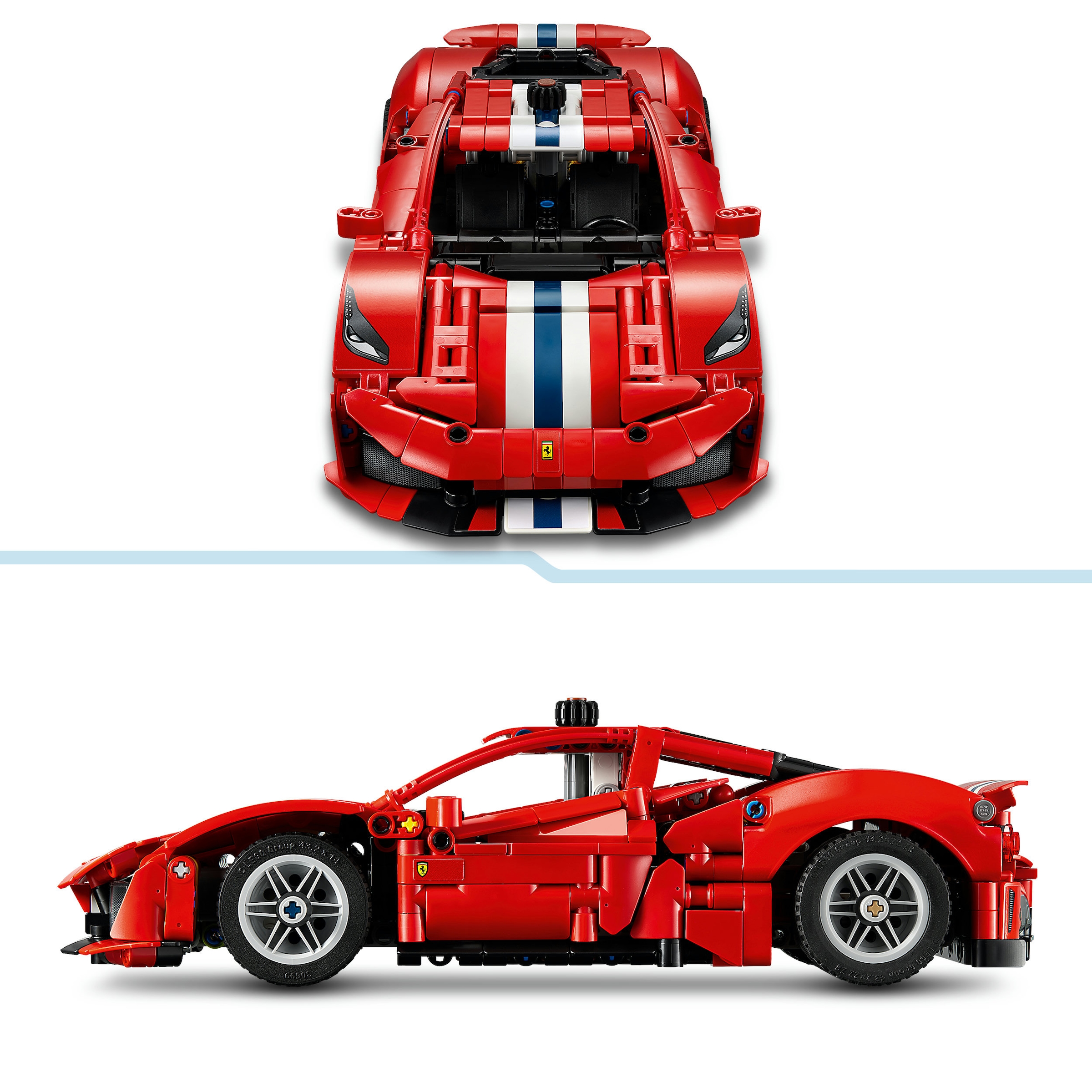 LEGO® Konstruktionsspielsteine »Ferrari 488 Pista Auto (42235), LEGO Technic« Made in Europe