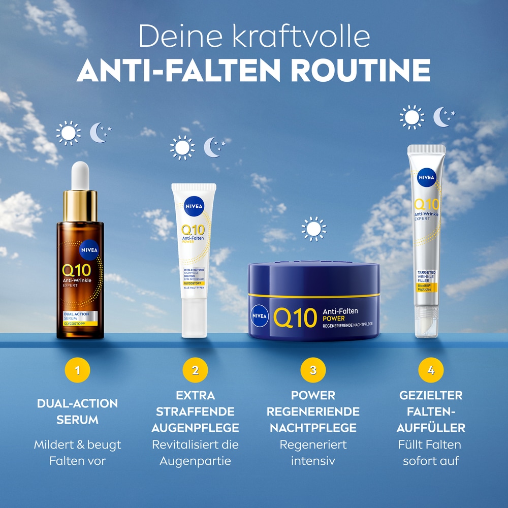 Nivea Nachtcreme »Q10 Anti-Falten Power Nachtpflege«