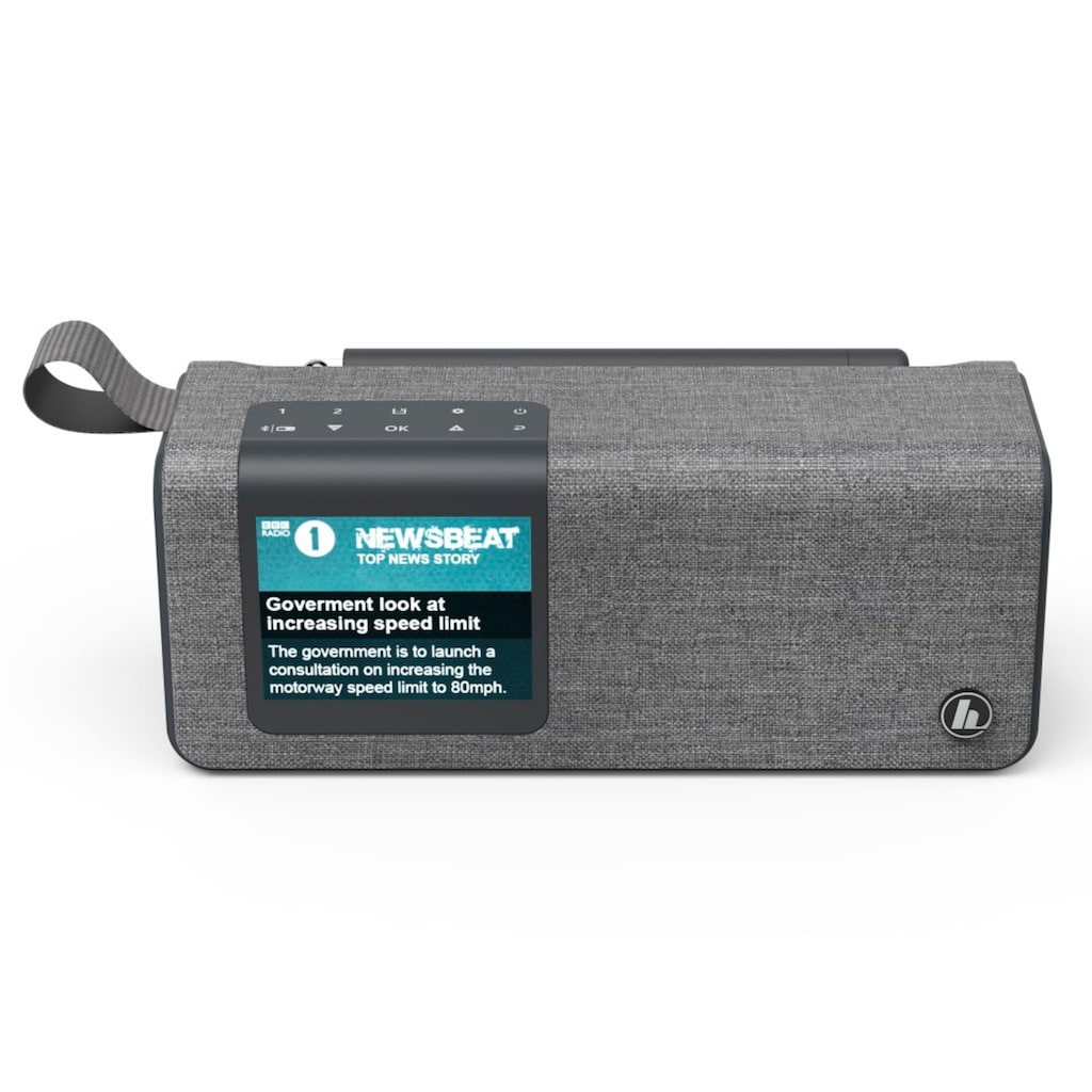 Hama Digitalradio (DAB+) »DAB+ Radio«, (Bluetooth Digitalradio (DAB+)-FM-Tuner), "DR200BT", FM/DAB/DAB+/Bluetooth/Akkubetr