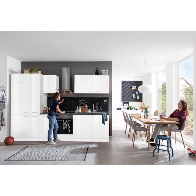 OPTIFIT Küchenzeile »Iver«, 300 cm breit, inklusive Elektrogeräte der Marke  HANSEATIC auf Rechnung bestellen