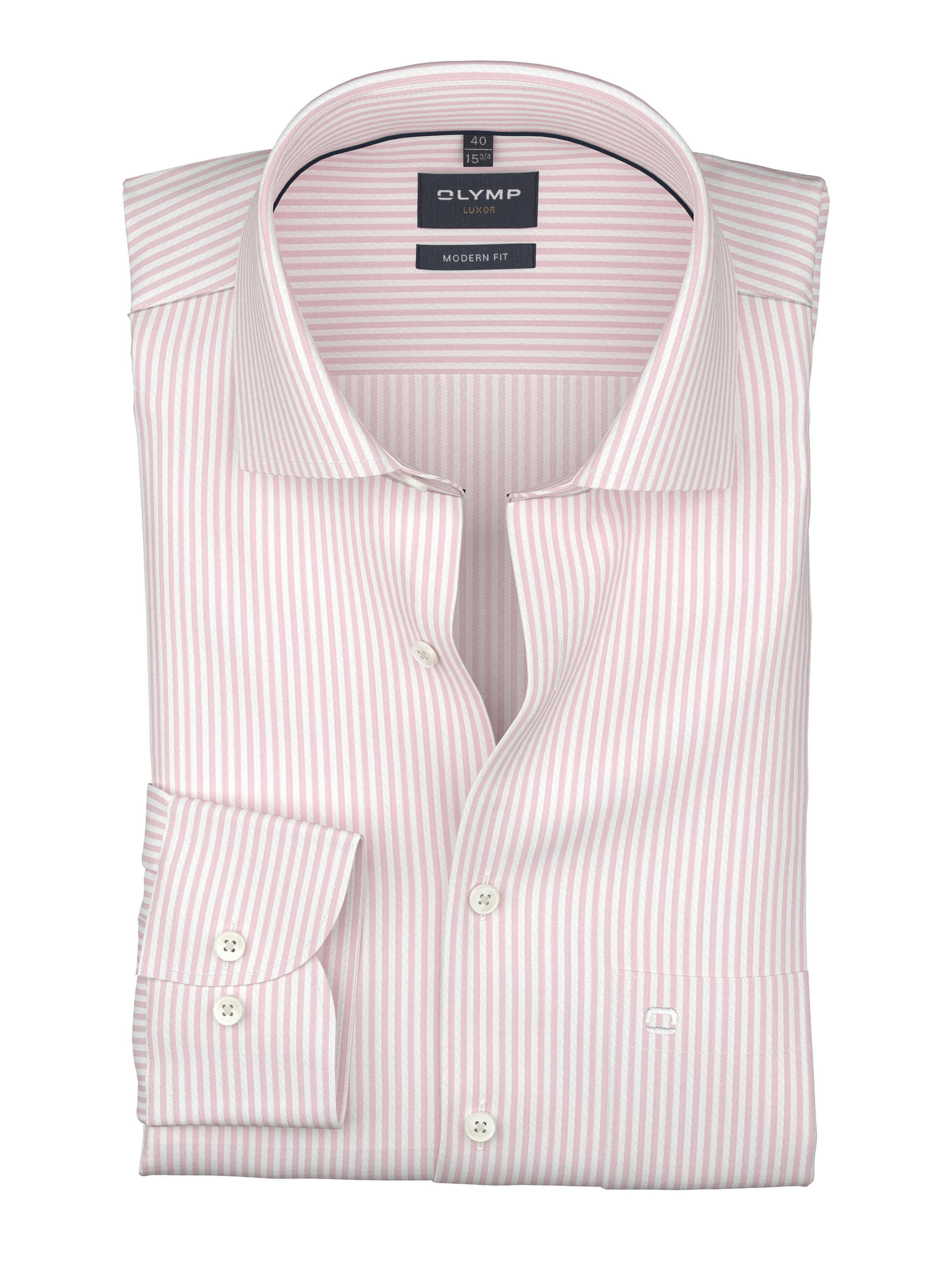 OLYMP Businesshemd »Luxor modern fit« fein gestreift