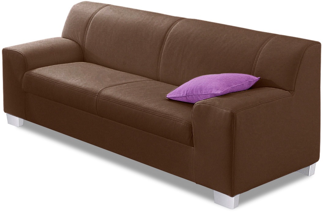 DOMO collection 3-Sitzer »Amando zeitlos und modern, komfortabel,«, in vielen Bezugsvarianten, auch in Leder