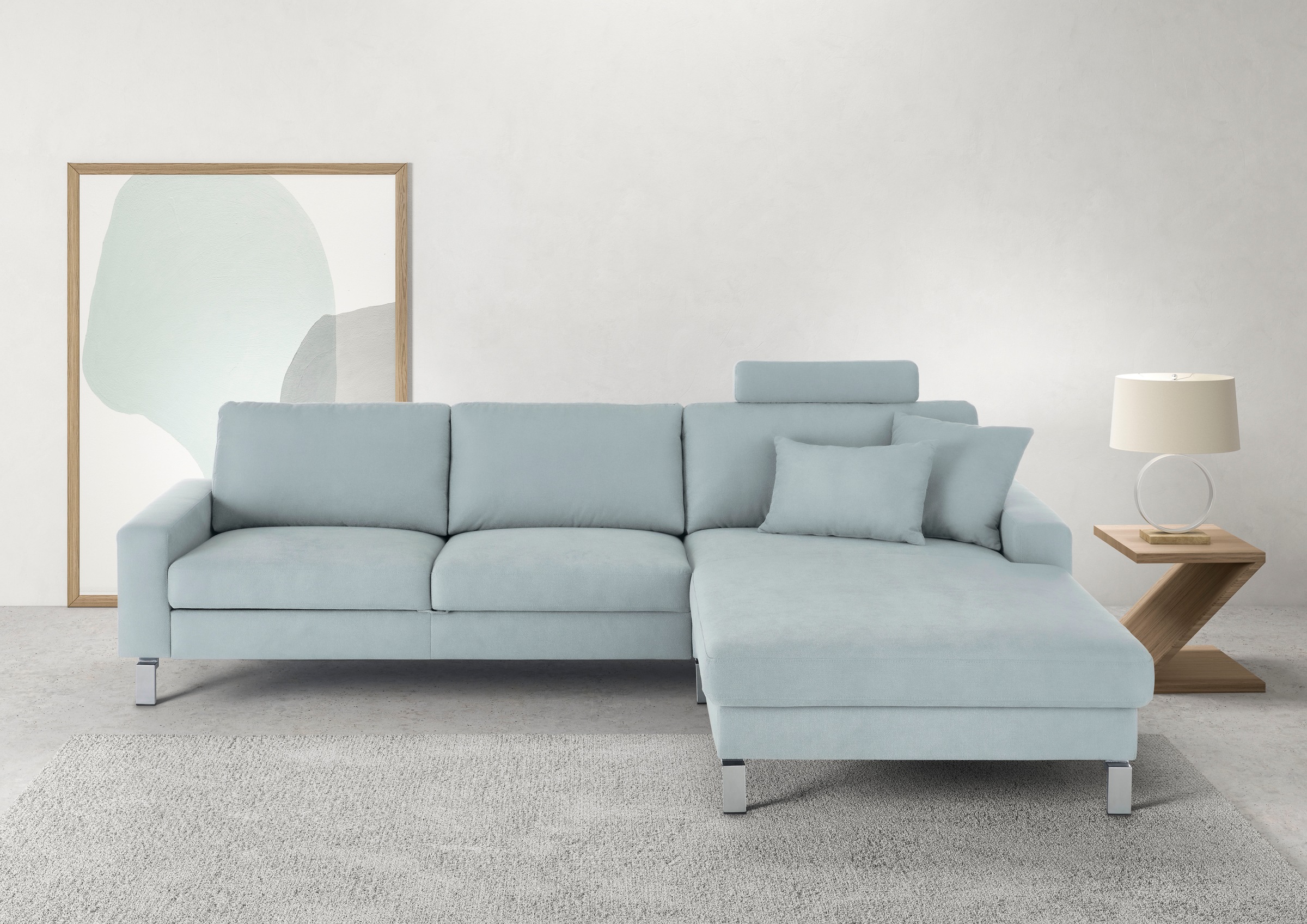 3C Candy Ecksofa »Lecce, wahlweise PUR-Schaumstoff oder Tonnentaschenfederk günstig online kaufen