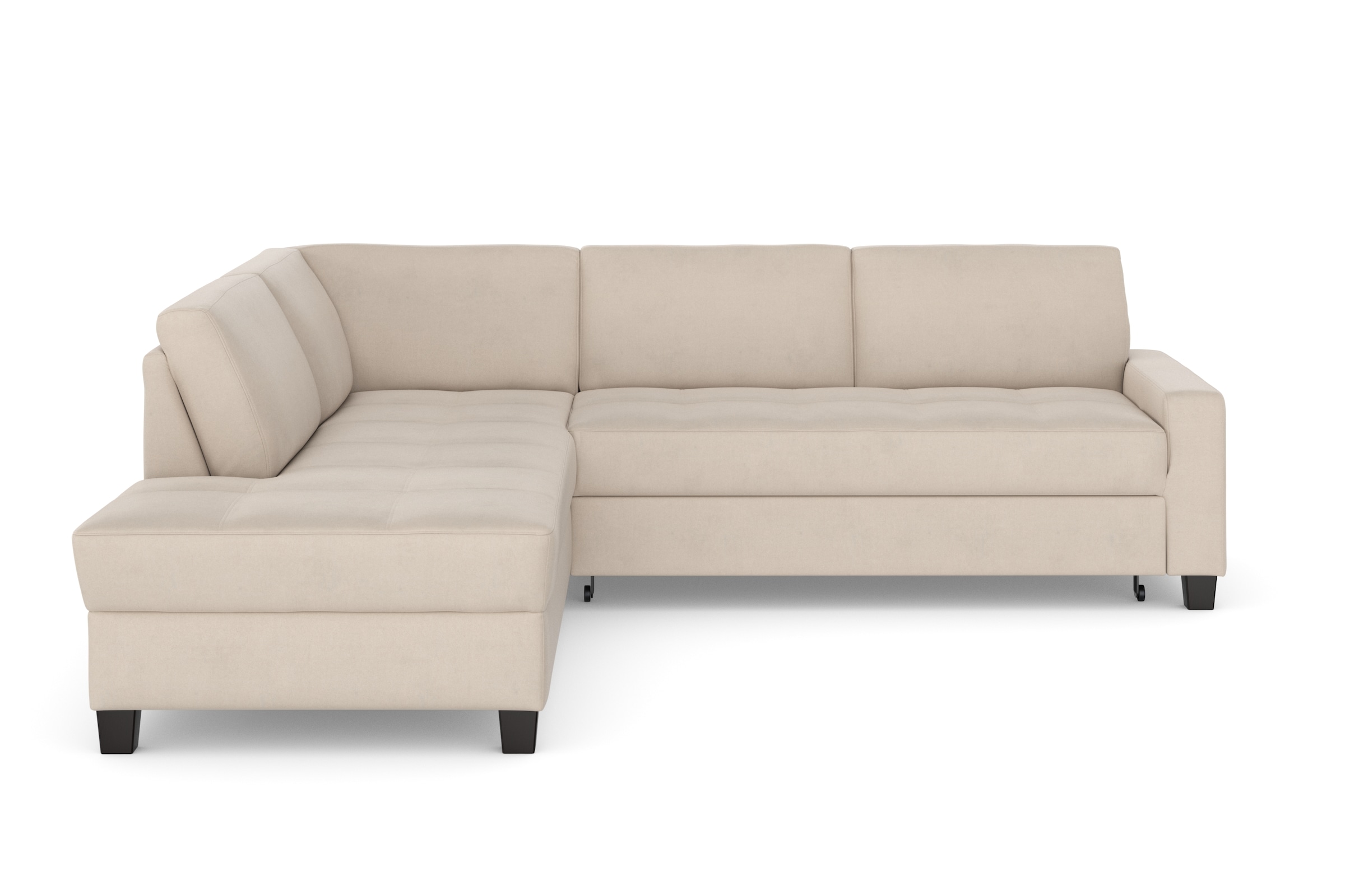 DOMO collection Ecksofa "Florentina L-Form", wahlweise mit Bettfunktion, mi günstig online kaufen