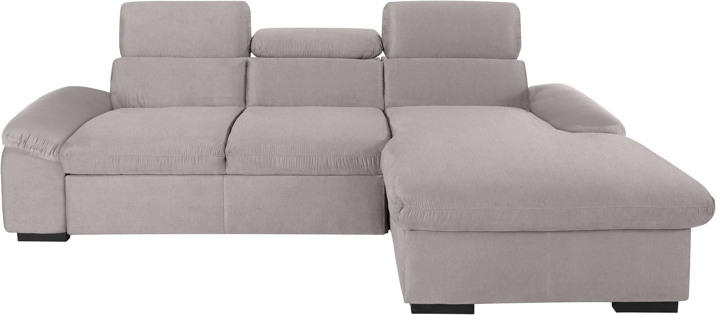 COTTA Ecksofa »Lola L-Form mit Kopfteilfunktion & Hocker«, (Set, mit Hocker günstig online kaufen