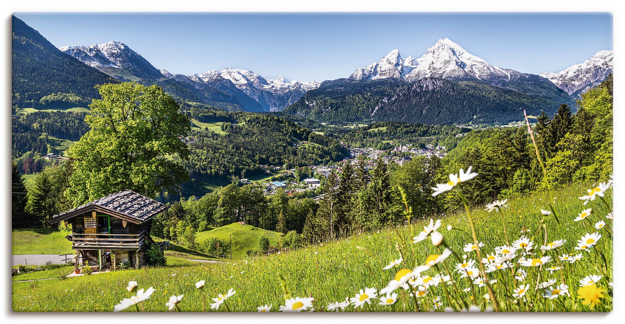 Artland Wandbild »Landschaft in den Bayerischen Alpen« Berge 1 Stk. tlg. al günstig online kaufen
