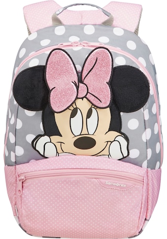 Kinderrucksack »Disney Ultimate 2.0, S+, Minnie Glitter«, reflektierende Details