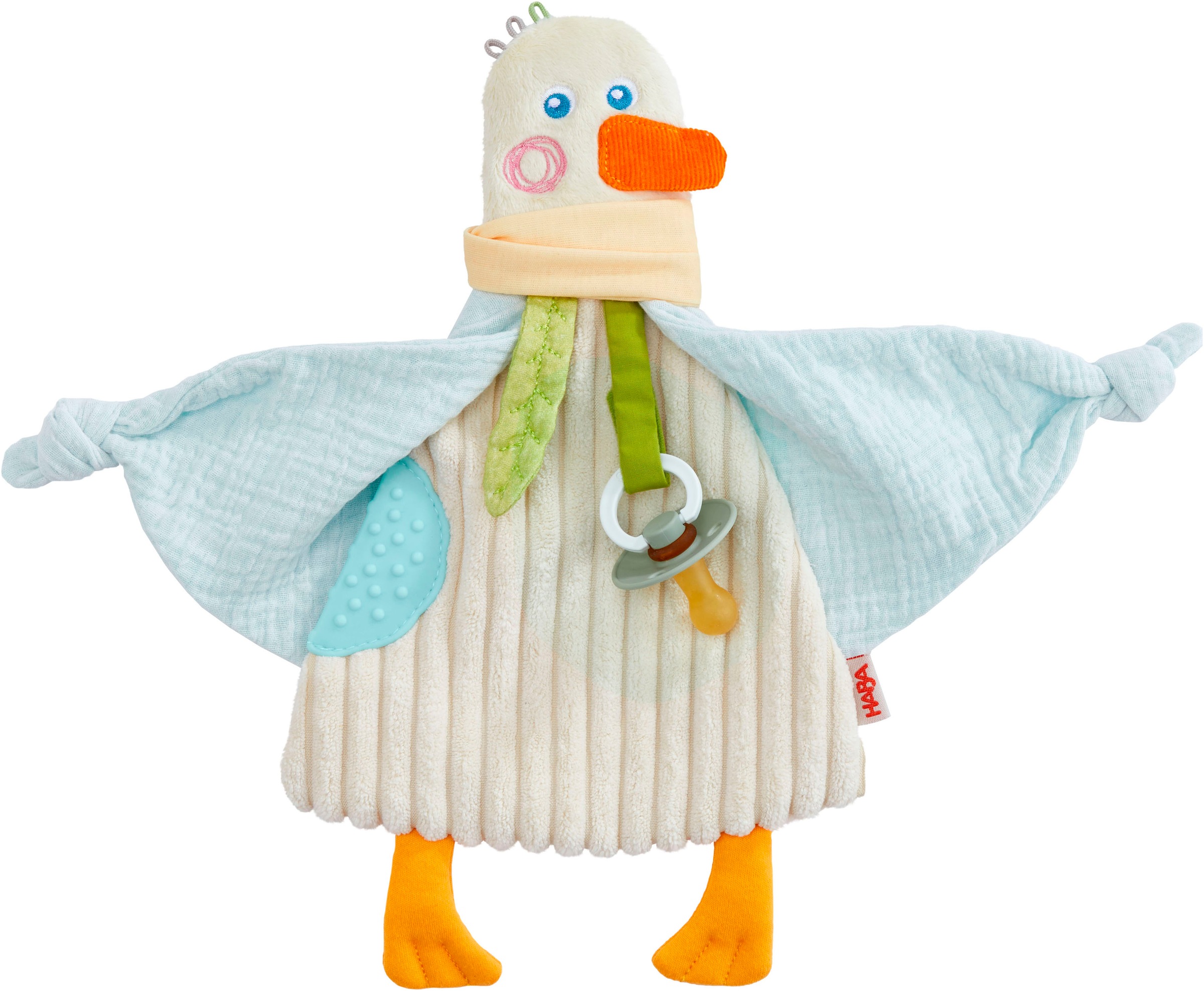 Haba Greifspielzeug »Baby-Spiel-Set Gans, 3-in-1«, (3 tlg.)