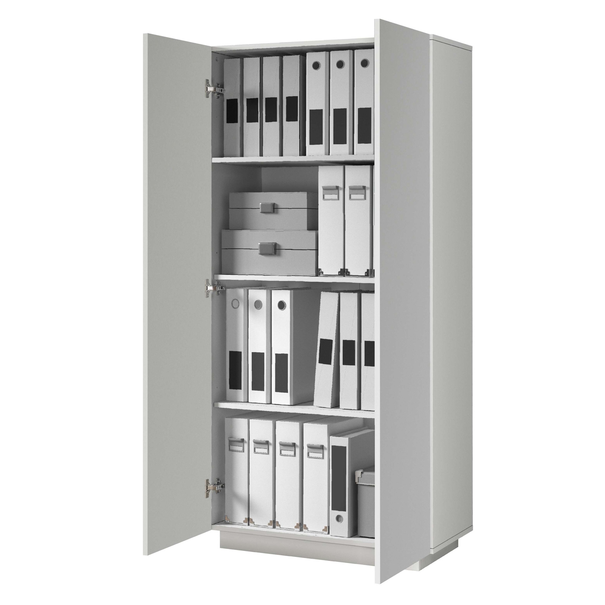 INOSIGN Aktenschrank »Essential, Mehrzweckschrank, Büroschrank mit 2 Türen«, & verstellbaren Einlegeböden, Höhe 86 oder 166 cm, Made in Italy