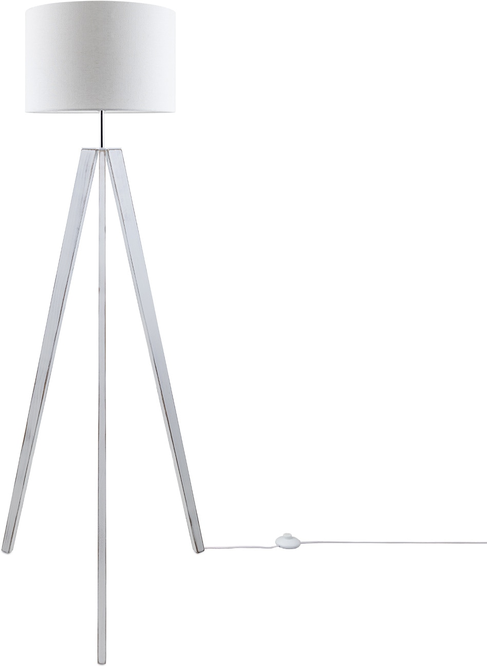 Paco Home Stehlampe »Canvas uni Color«, 1 flammig, Leuchtmittel E27   ohne günstig online kaufen